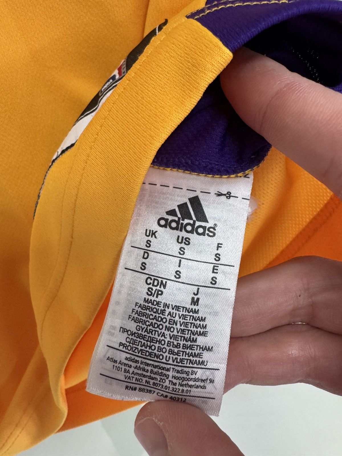 Adidas Kobe Bryant #24 Los Angeles Lakers Basketball Jersey NBA Kit Size US S / EU 44-46 / 1 - 13 Thumbnail