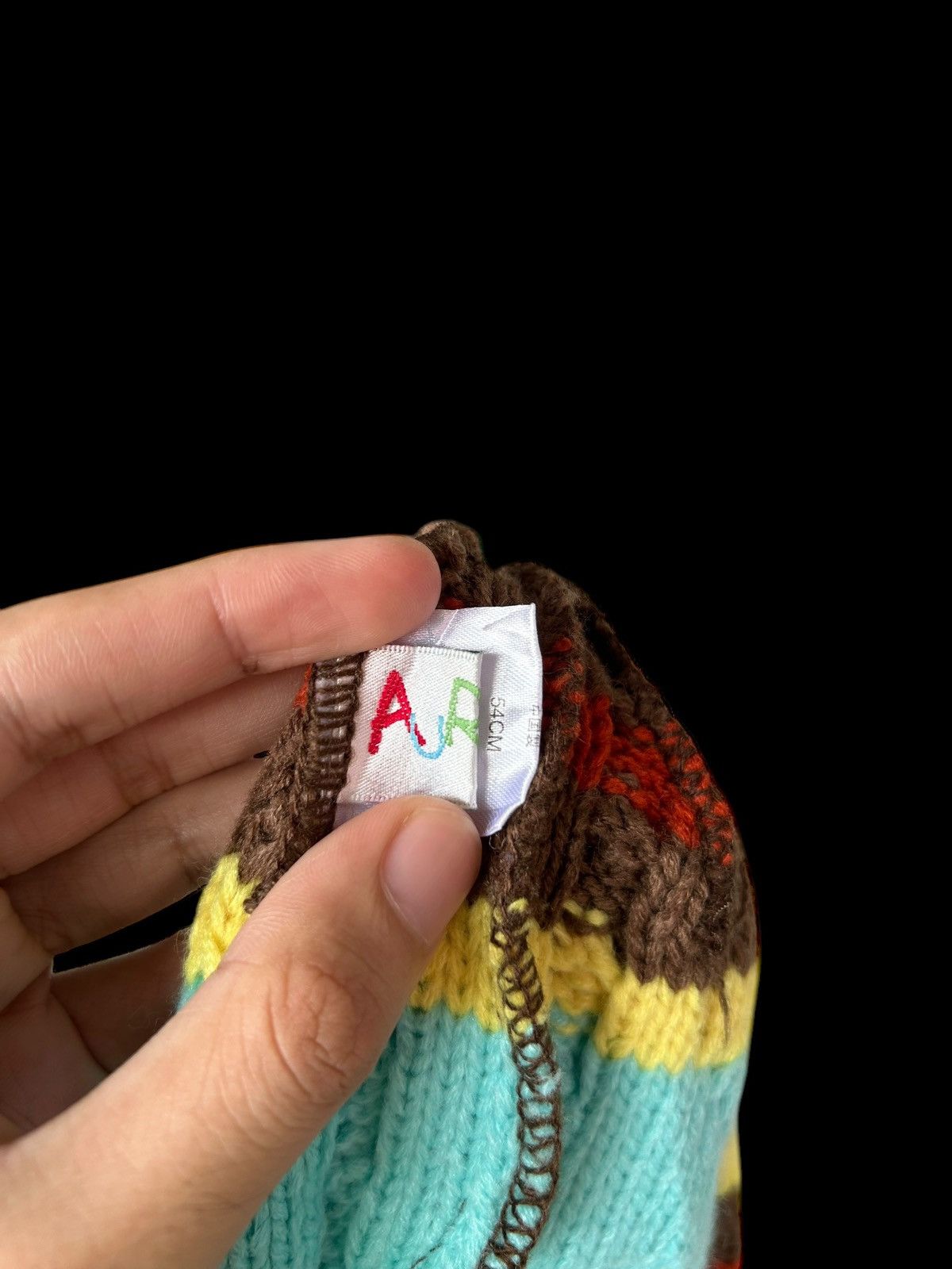 Japanese Brand × Kapital × Vintage Crochet Knitted Handmade Japanese Style Rare Beanie Hats ☠️🎌 Size ONE SIZE - 5 Thumbnail