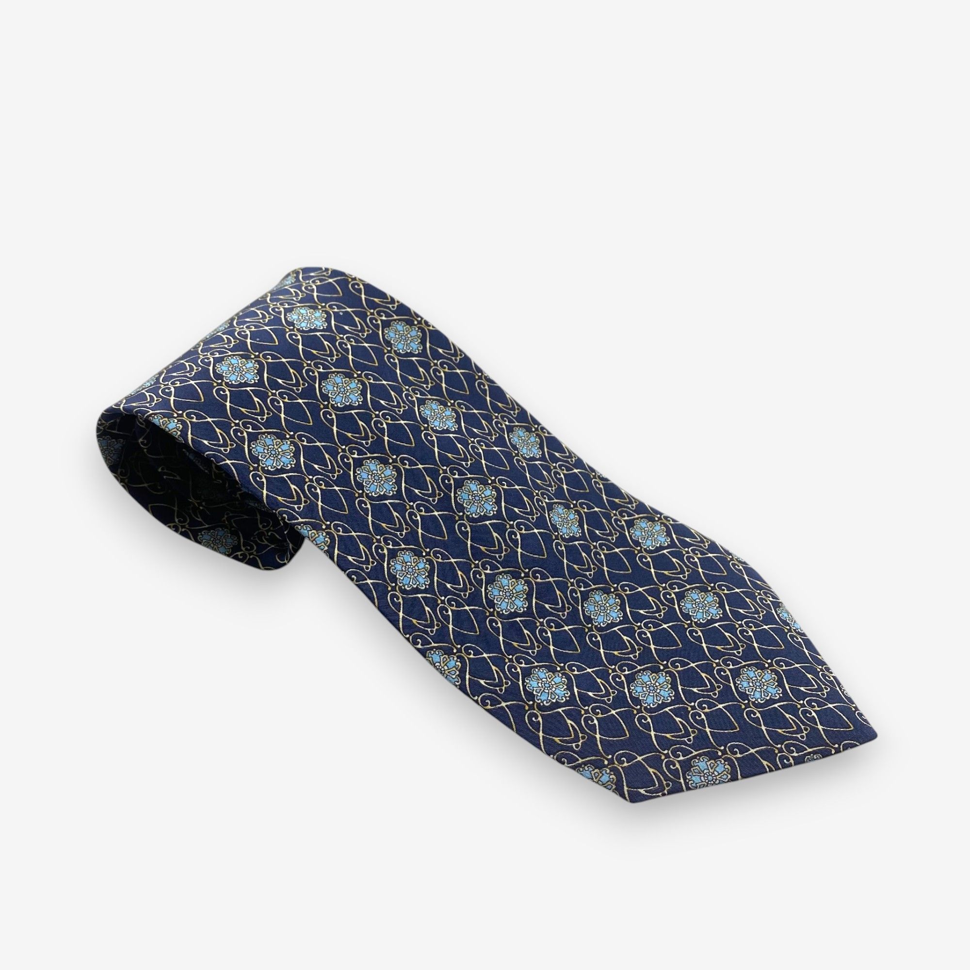 Japanese Brand Vintage Nina Ricci SILK Necktie Cravate Pure Silk Neck Tie Size ONE SIZE - 1 Thumbnail