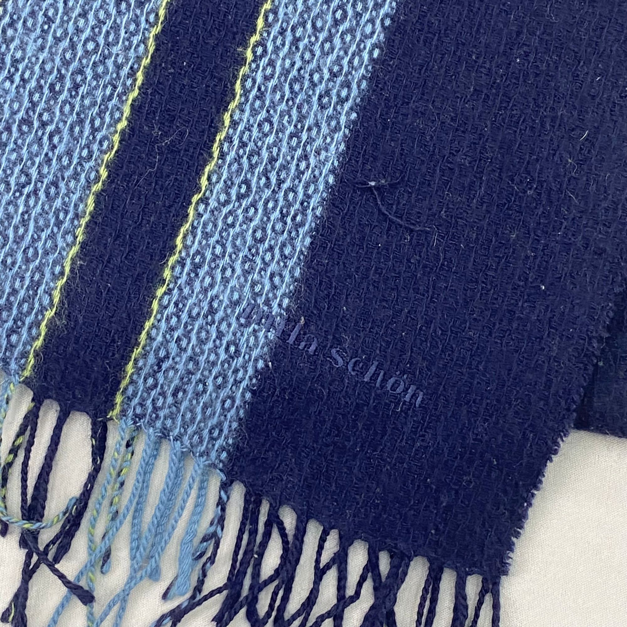 Mila Schon Vintage Mila Schon Scarf Muffler Wool Fringe Winter Scarves Size ONE SIZE - 4 Thumbnail