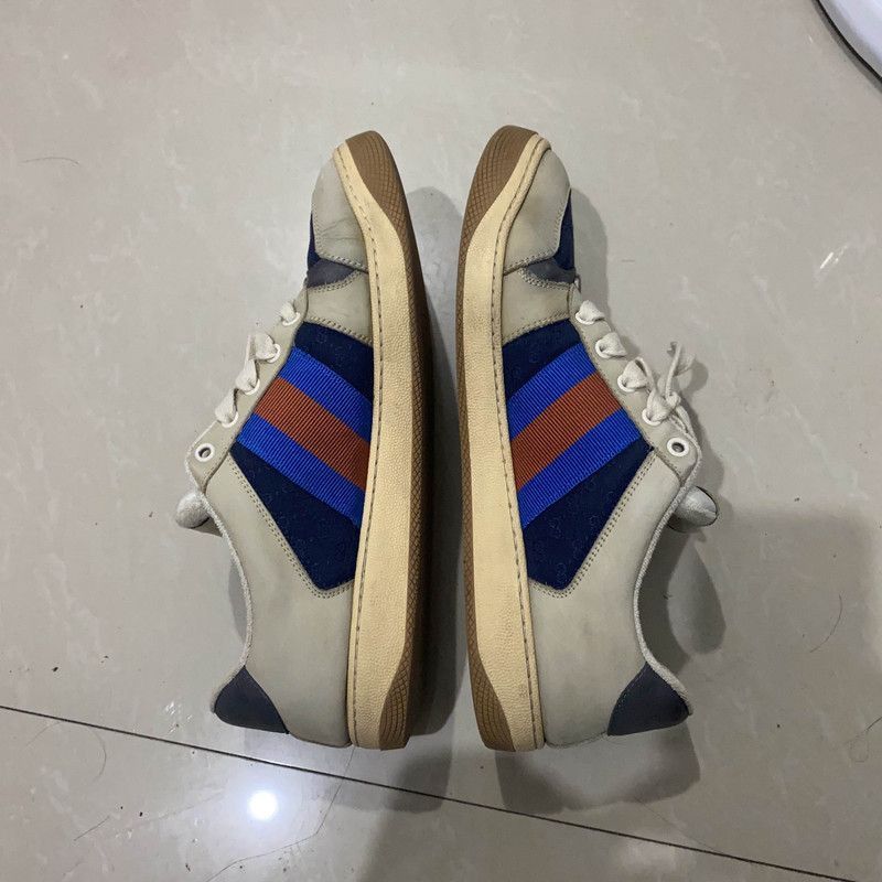 Gucci Gucci Screener Vintage Sneaker for Men - Size US 8.5 / EU 41-42 - 6 Thumbnail