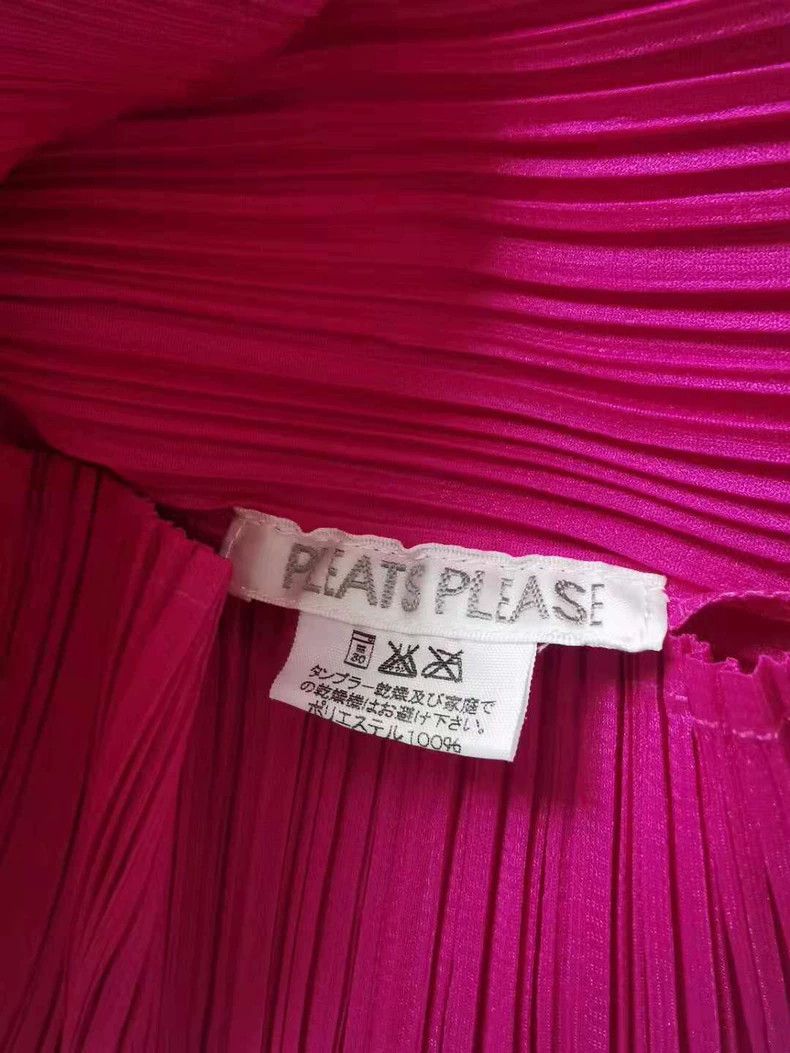 Issey Miyake issey miyake size:3 Pink short-sleeved shirt 2506-Nextarro Size XXS / US 00 / IT 34 - 3 Thumbnail