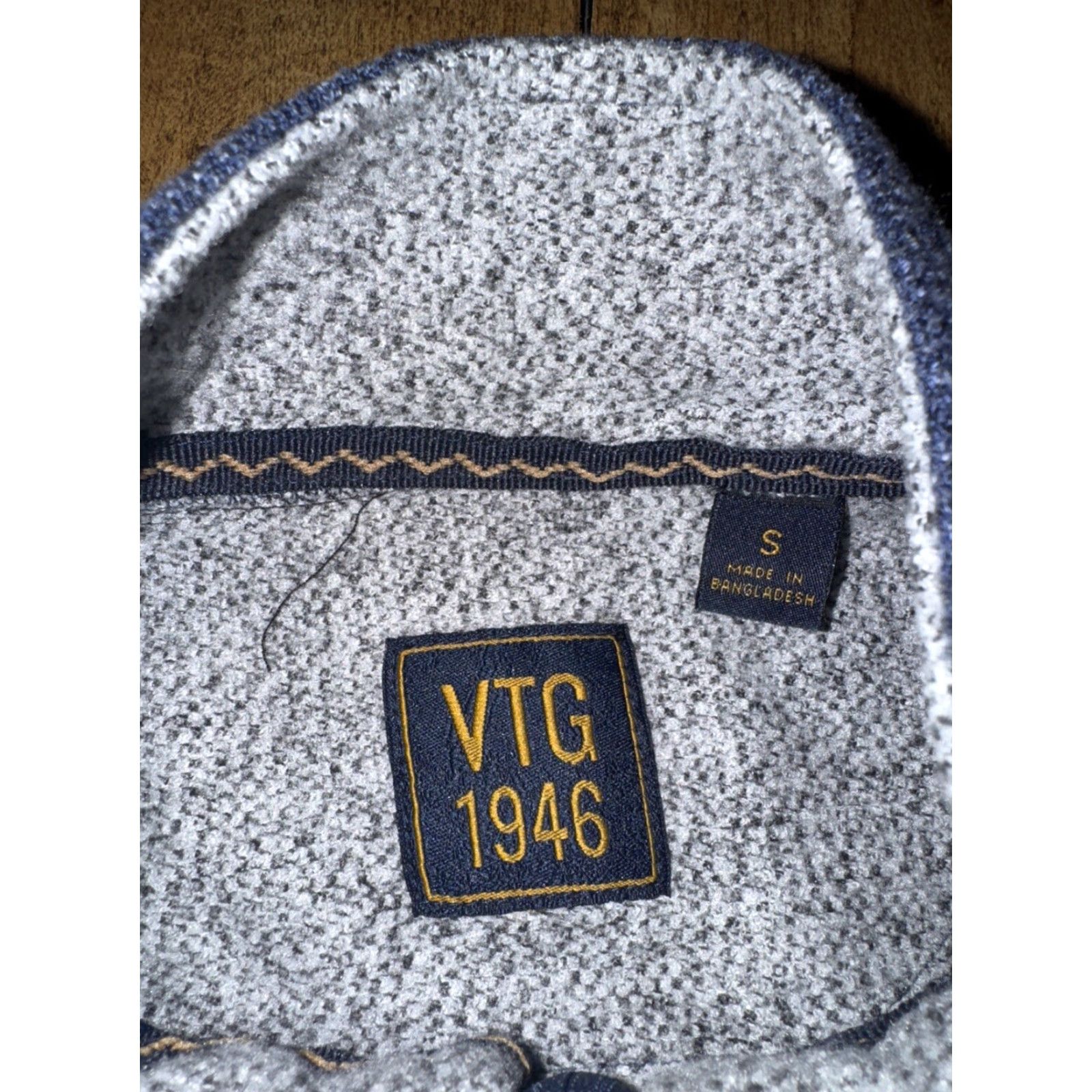 Vintage VINTAGE 1946 Quarter Zip Sweatshirt Blue Small Men 18x25 Pullover Zip Size US S / EU 44-46 / 1 - 5 Thumbnail