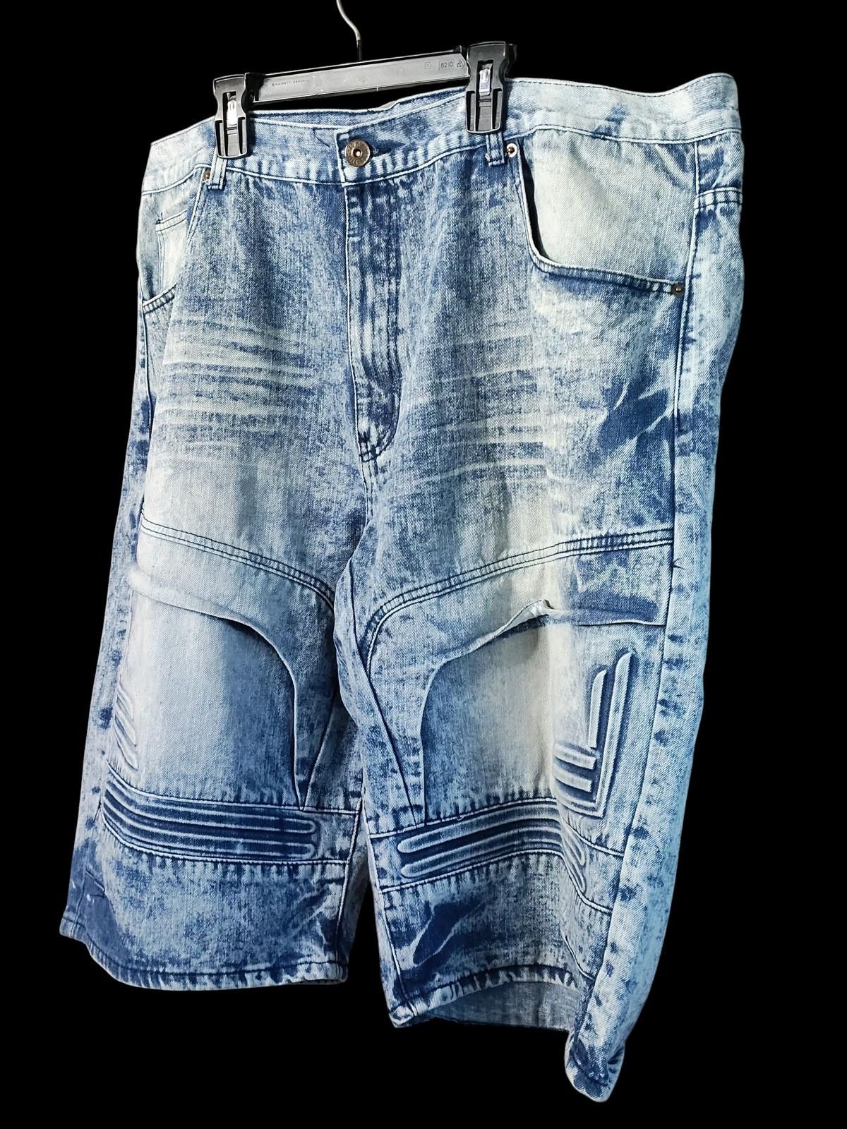 Other Stitches & Rivets Men's Denim Blue Acid Wash Shorts Size US 32 / EU 48 - 5 Thumbnail