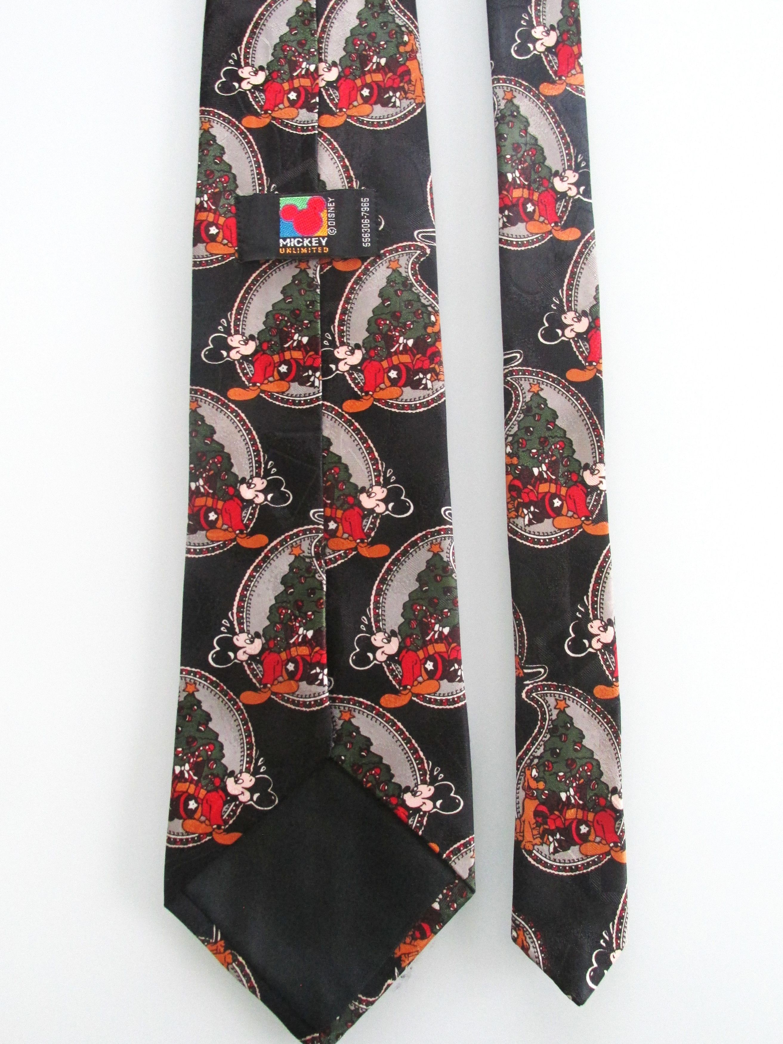 Disney Mickey Mouse/Disney Men's Christmas Tie Size ONE SIZE - 4 Thumbnail