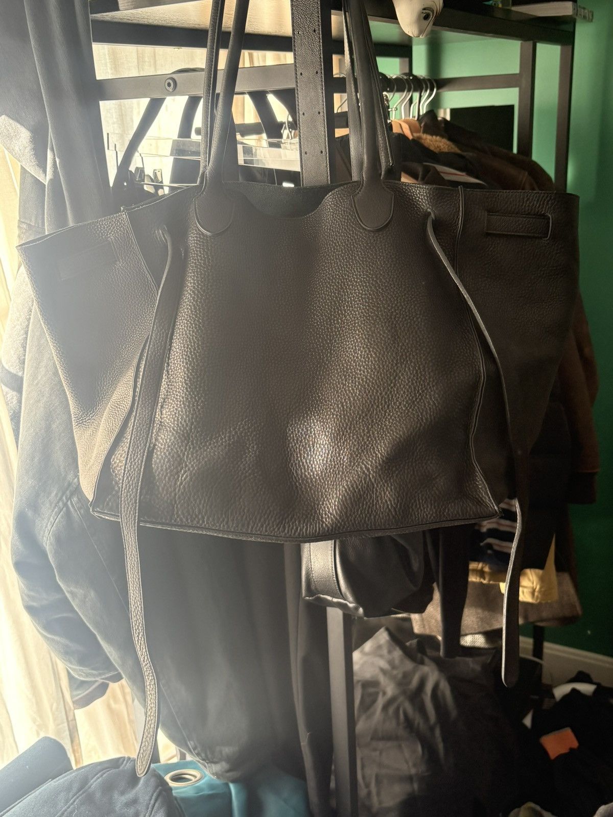 Vuja De VUJADE THEO LEATHER AFFIX BAG IN WAXED BABY CALF | Grailed