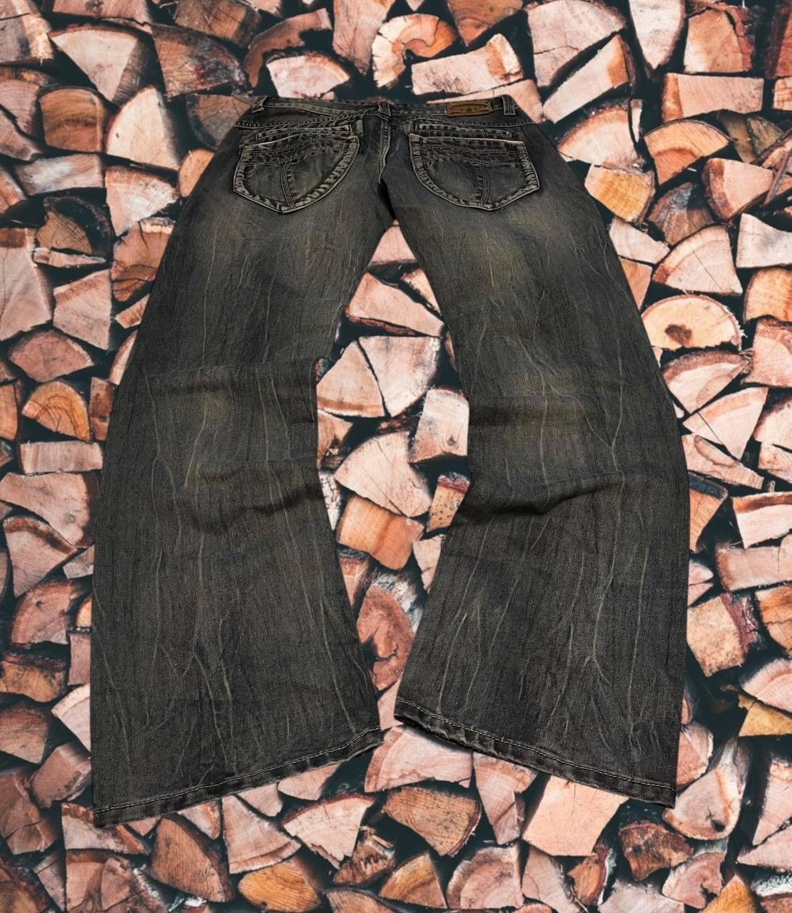 Japanese Brand × Vintage IfSixWasNine japanese Y2K Kapital style baggy jeans Size US 33 - 4 Thumbnail