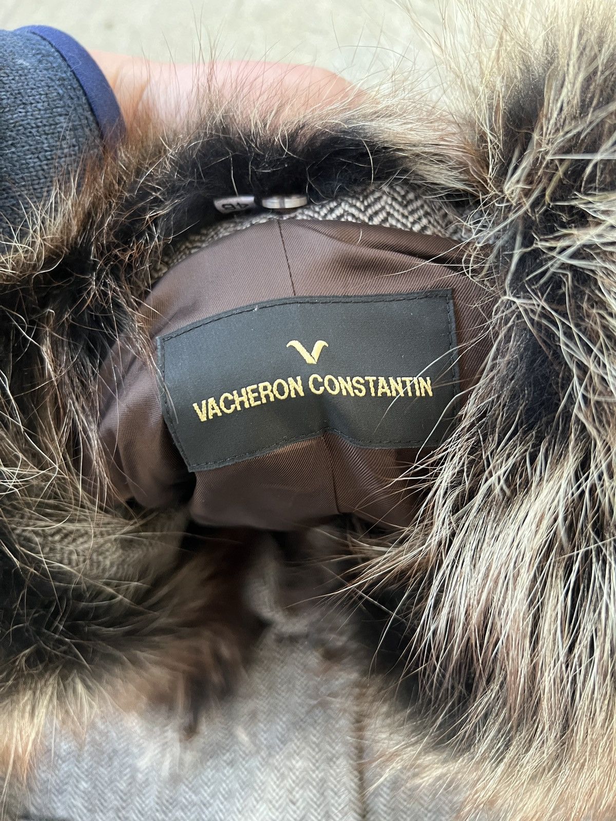 Vacheron Constantin Vacheron Constantin Natural Fur Wool Coat Size L / US 10 / IT 46 - 4 Thumbnail