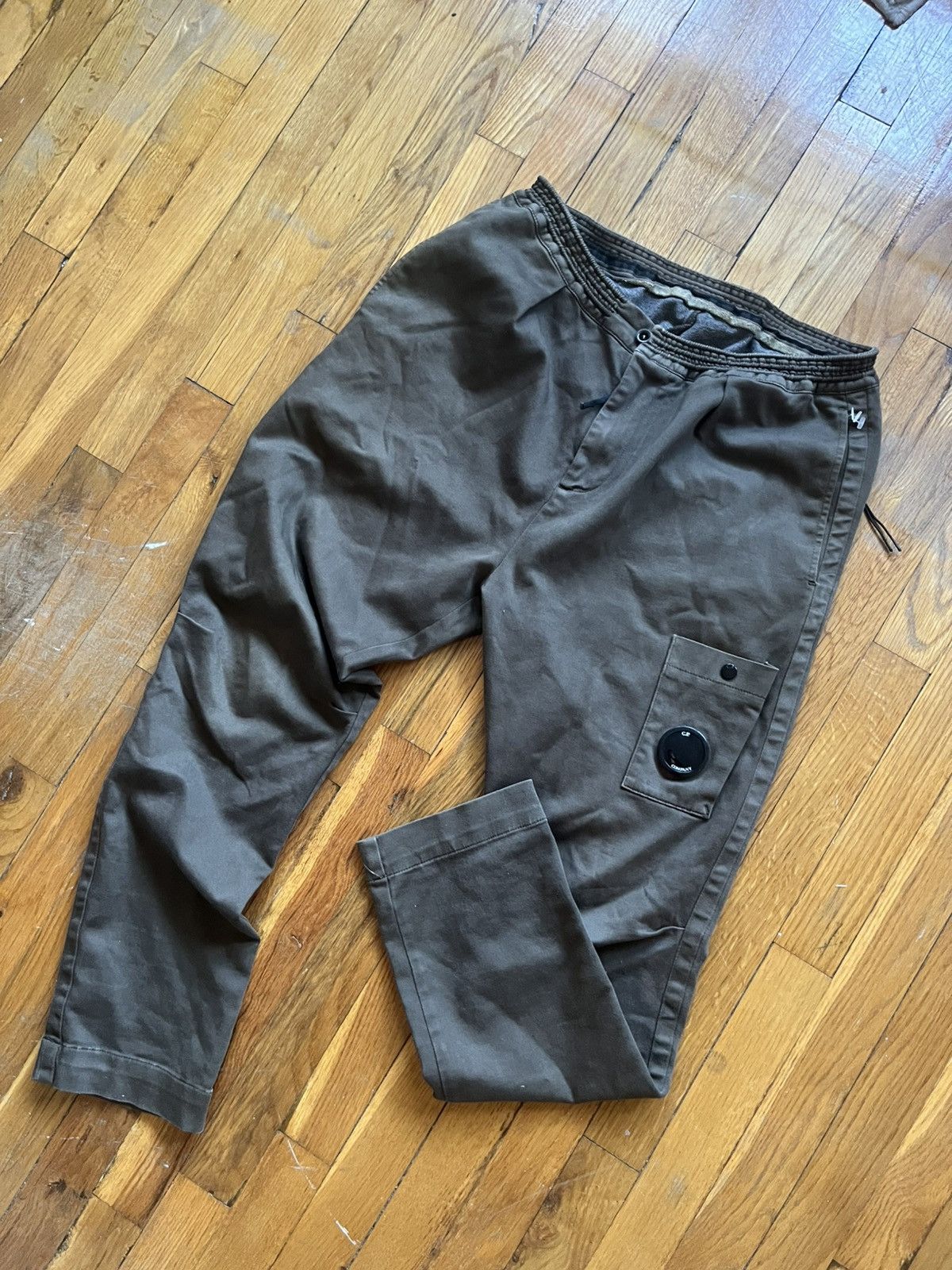 C.P. Company CP Company Khaki Green Grey Vintage Lens Cargo Pants Size US 30 / EU 46 - 2 Thumbnail