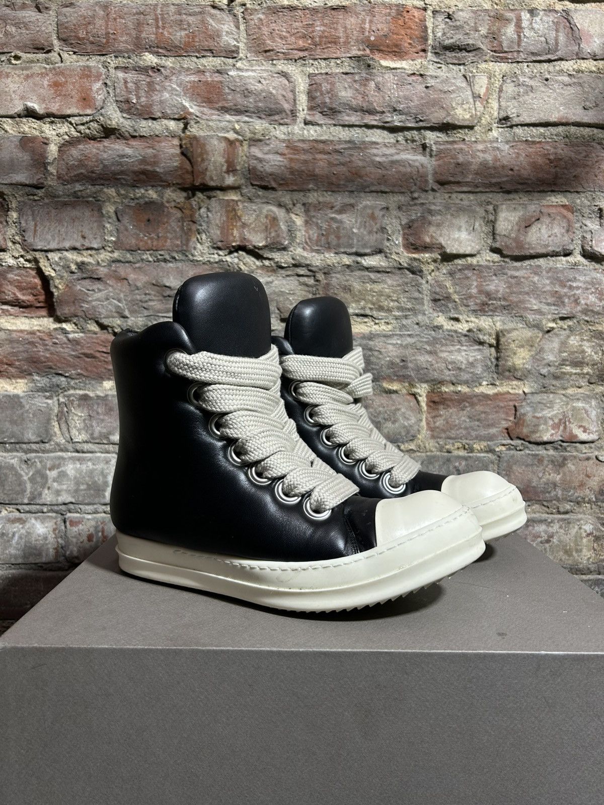 国内買付■Rick Owens■JUMBOLACE SNEAKERS Size 9 Rick Owens Porterville Low Top Jumbo Laces Shoes