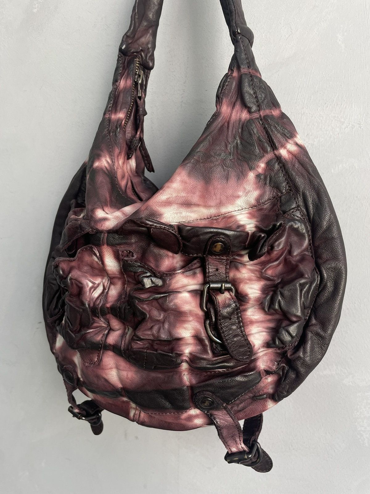 Allsaints All Saints leather avant garde multipocket rare bag Size ONE SIZE - 10 Thumbnail