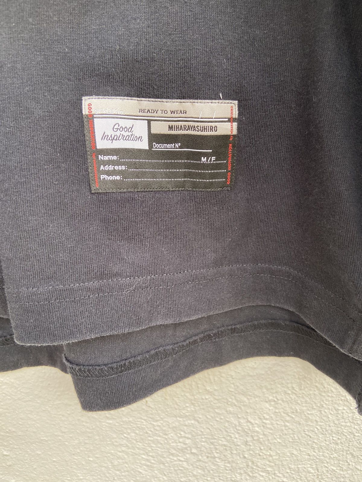 Maison MIHARA YASUHIRO Miharayasuhiro t shirt long sleeve Undercover Size US L / EU 52-54 / 3 - 8 Thumbnail