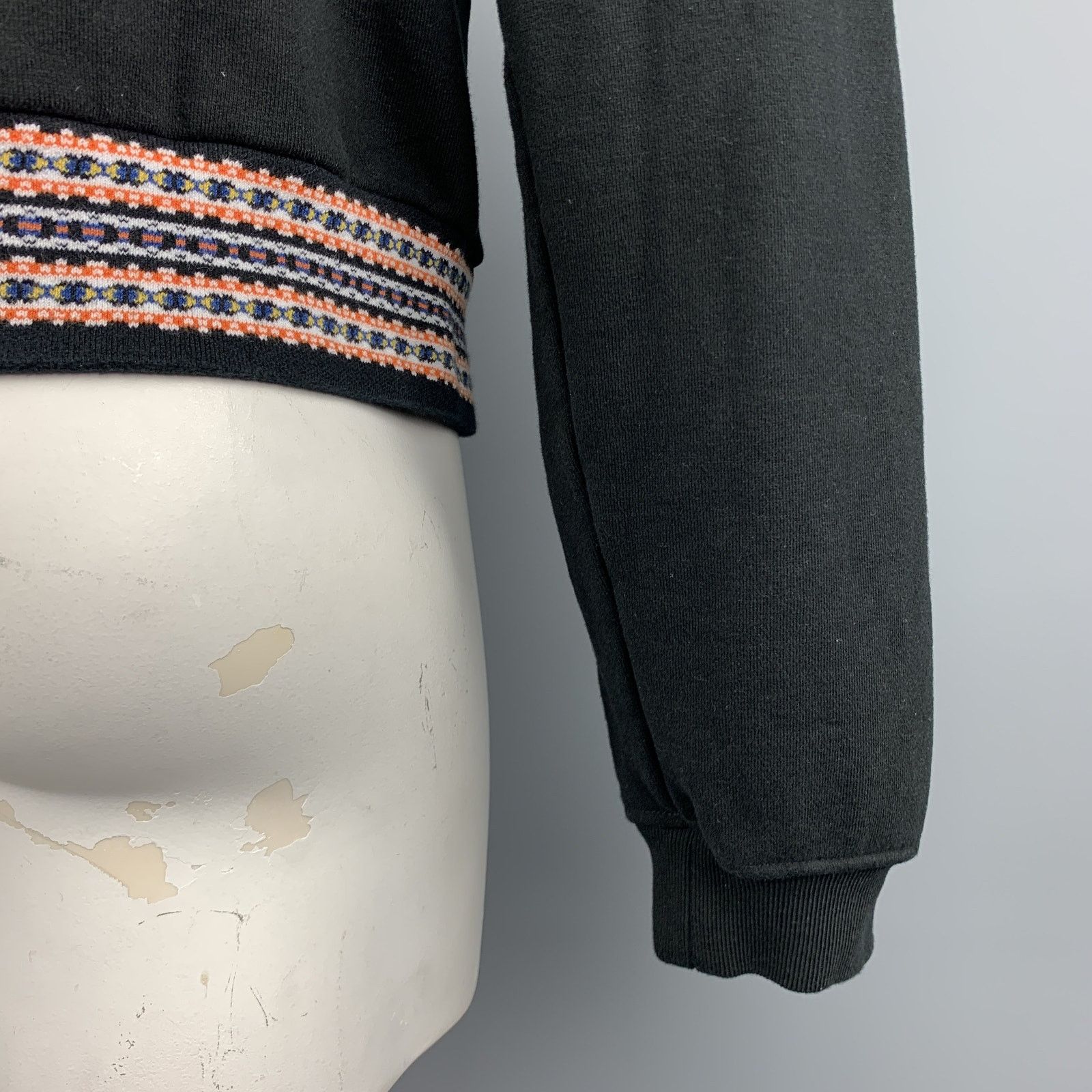 John Elliott L Black Cotton High Collar Trim Zip Pockets Zip Up Jacket Size US L / EU 52-54 / 3 - 5 Thumbnail