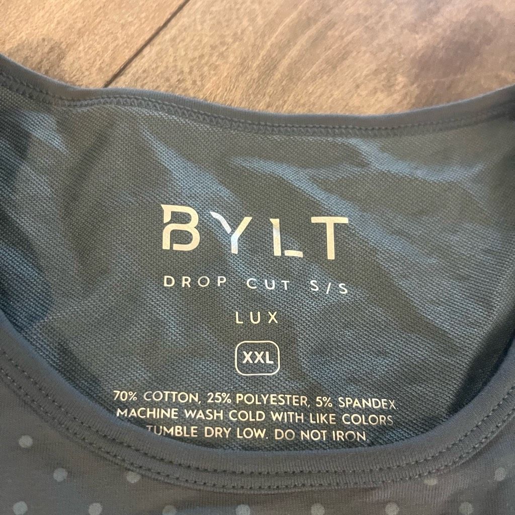 Lululemon BYLT Grey Pattern Athletic Casual Shirt Men XXL Bin P-18 Size US XXL / EU 58 / 5 - 3 Thumbnail