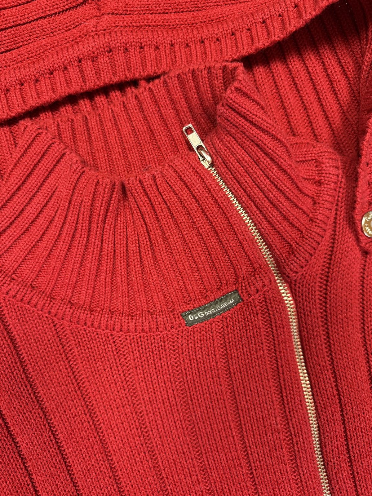 Designer × Dolce & Gabbana × Vintage Dolce & Gabbana Vintage Knit Zip Sweater Size US XL / EU 56 / 4 - 10 Thumbnail