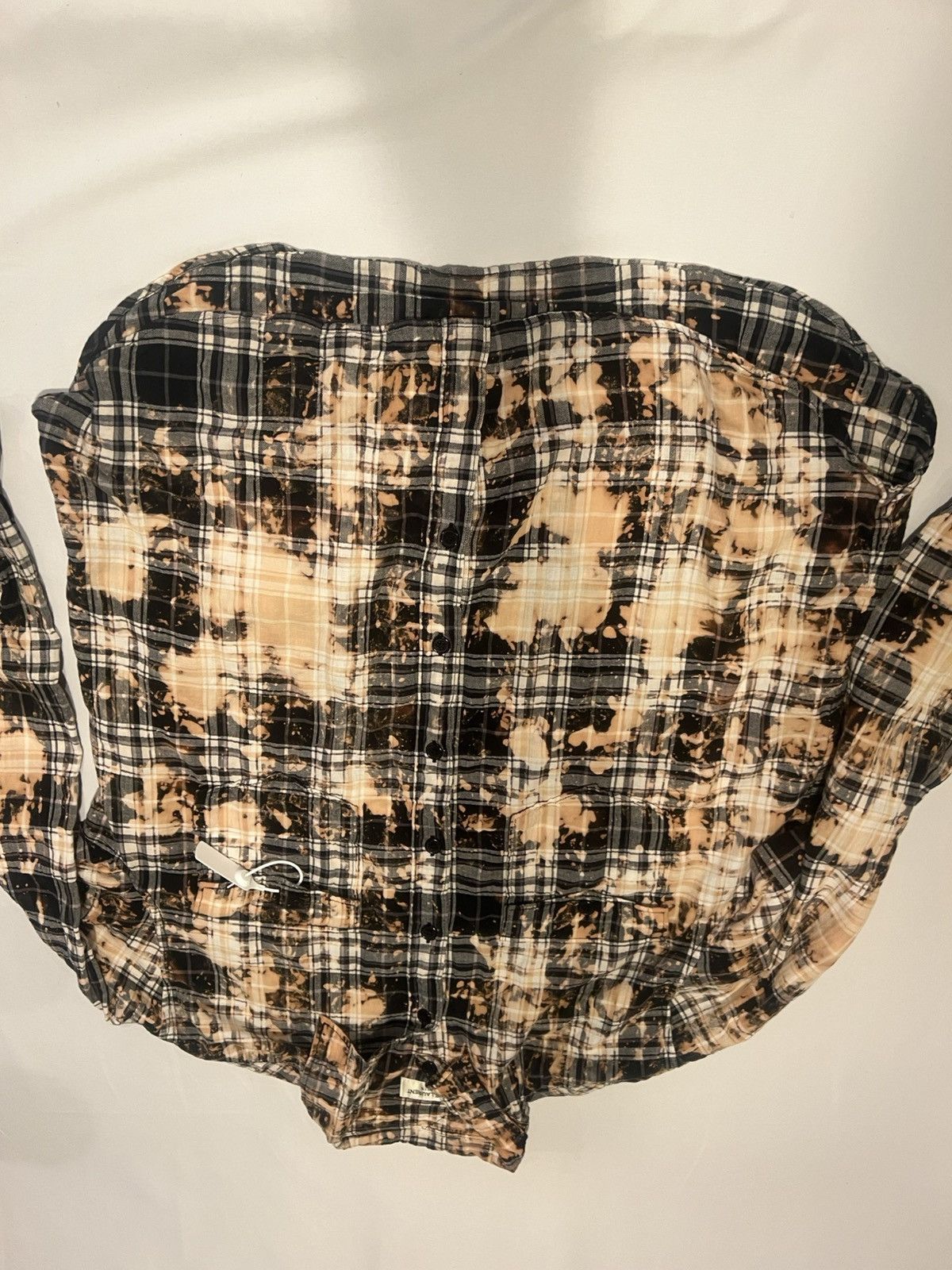 Saint Laurent Paris Saint Laurent Hedi Slimane men’s bleached flannel shirt. L Size US L / EU 52-54 / 3 - 1 Thumbnail