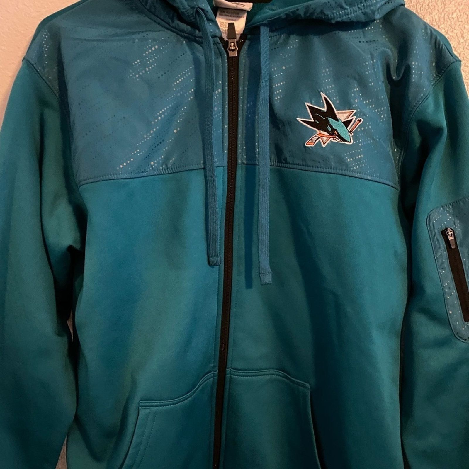NHL Women’s Sharks zip up hoodie Size S / US 4 / IT 40 - 2 Thumbnail