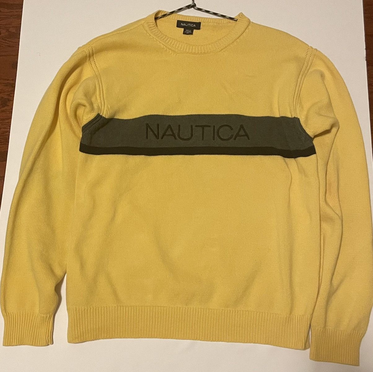 Nautica Nautica Yellow Sweater Size US L / EU 52-54 / 3 - 1 Thumbnail
