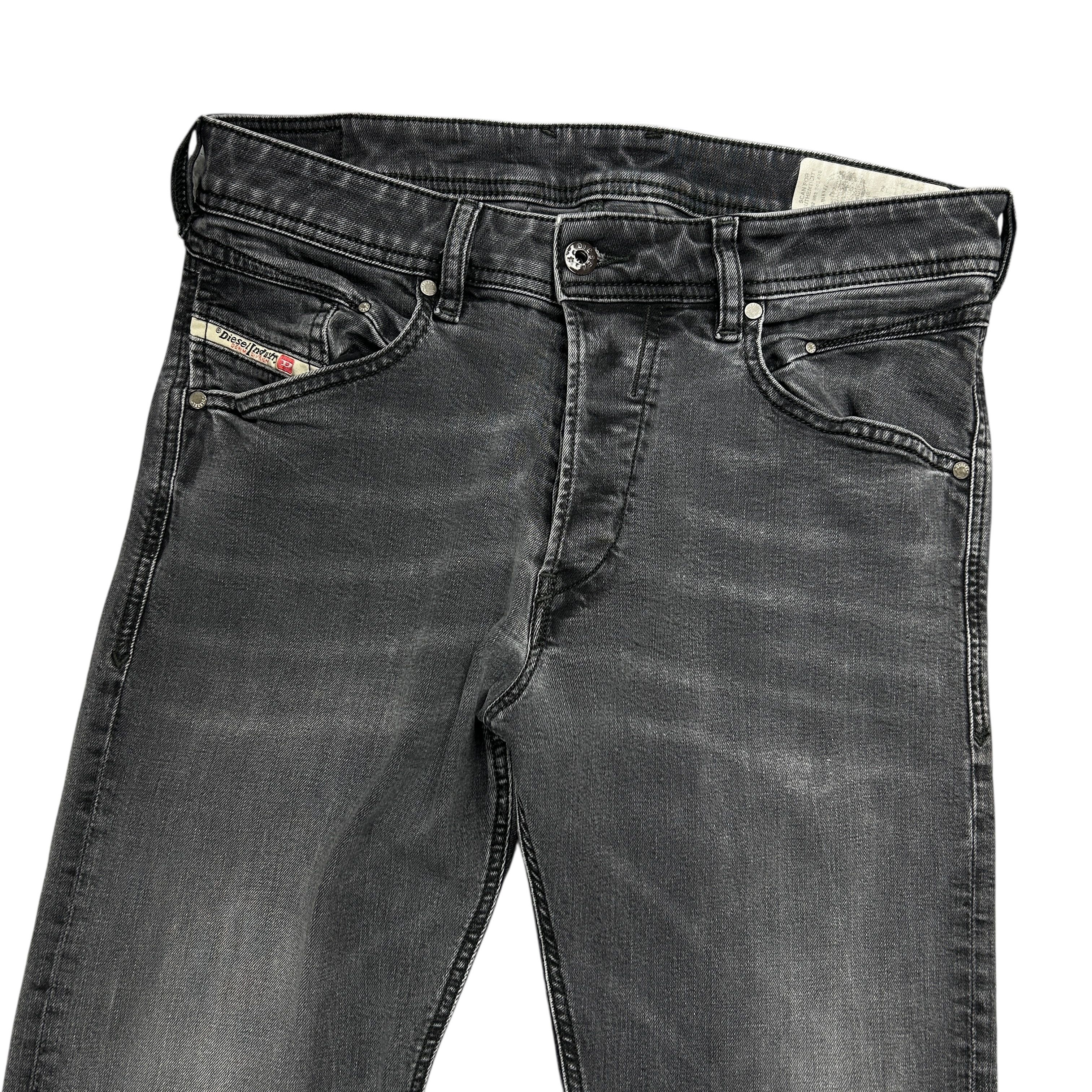 Diesel Diesel Belther R Gray Stretch Slim Skinny Jeans W31L32 Size US 31 - 3 Thumbnail