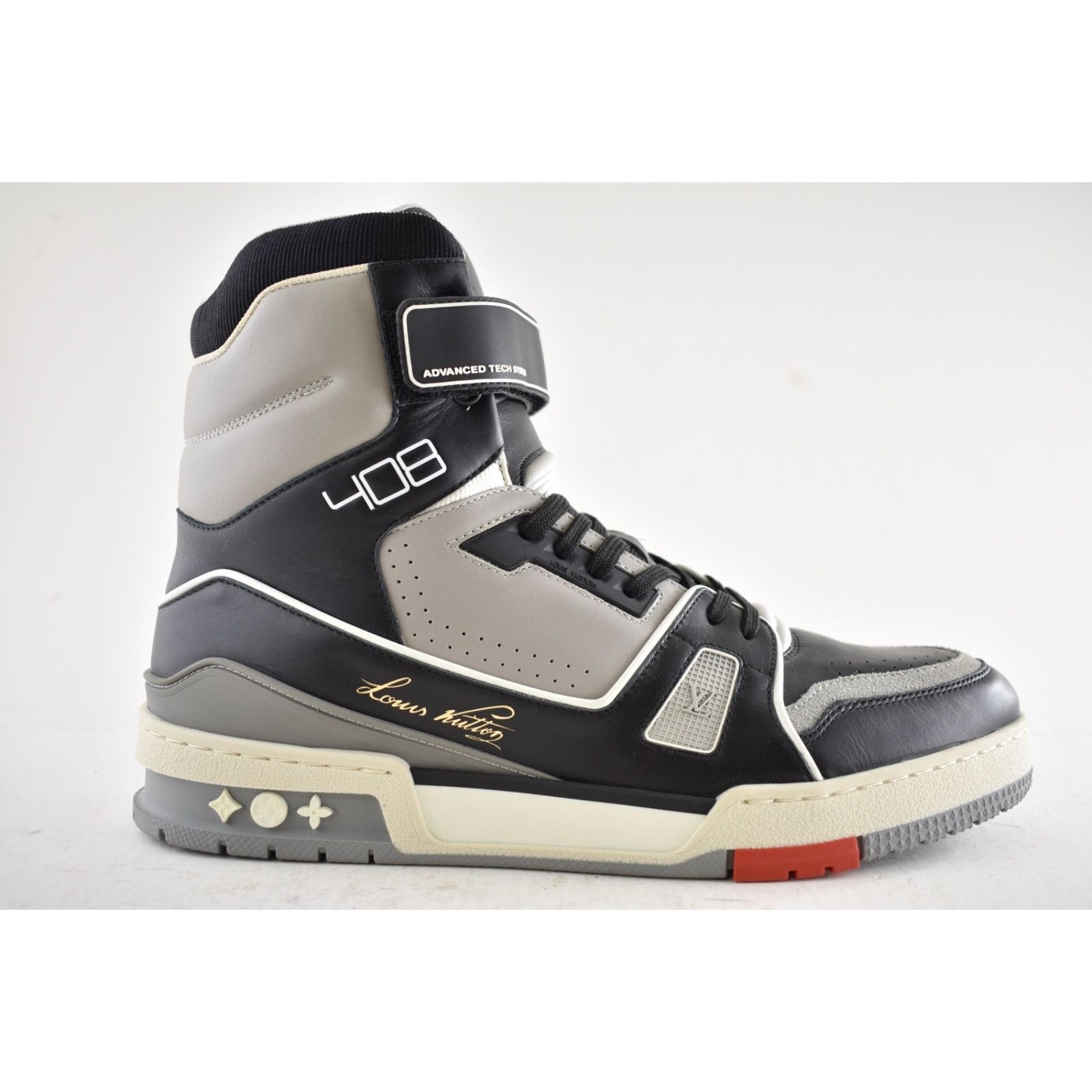 Louis Vuitton Louis Vuitton LV Trainer Sneaker Boot Black High Top Size US 8 / EU 41 - 2 Thumbnail