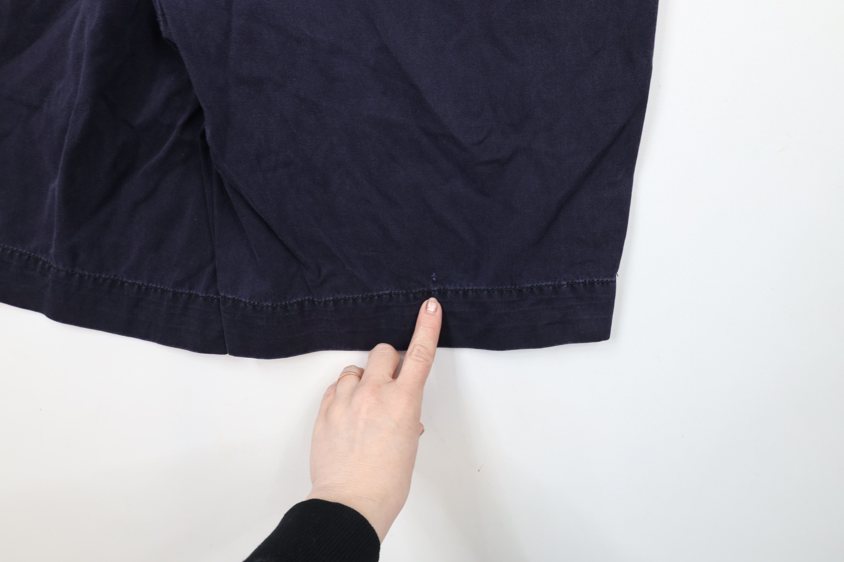 Polo Ralph Lauren Vintage 90s Ralph Lauren Heavyweight Cotton Shorts Blue Size US 30 / EU 46 - 14 Thumbnail