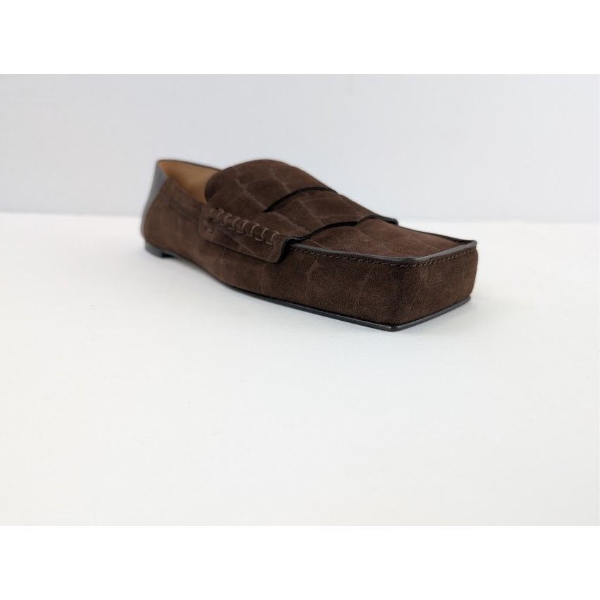 Jacquemus o1rshd1 Les Mocassins Carre Loafer Boots in Dark Brown Size US 12 / EU 45 - 2 Thumbnail