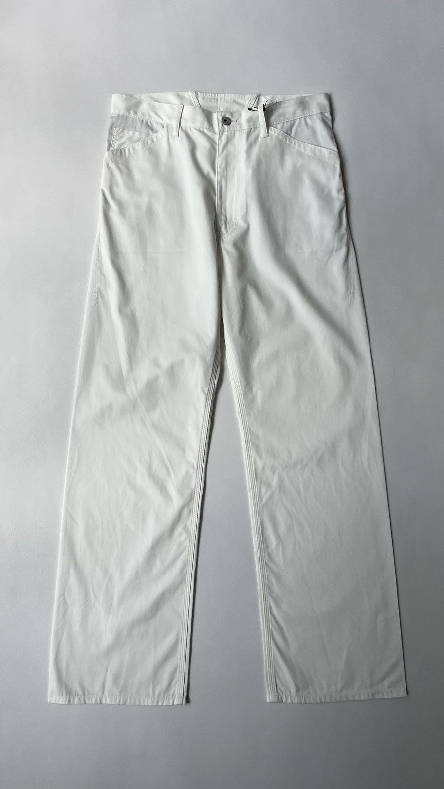 Comme des Garcons S/S 10 White Cotton Utility Work Trousers Size US 34 / EU 50 - 15 Thumbnail