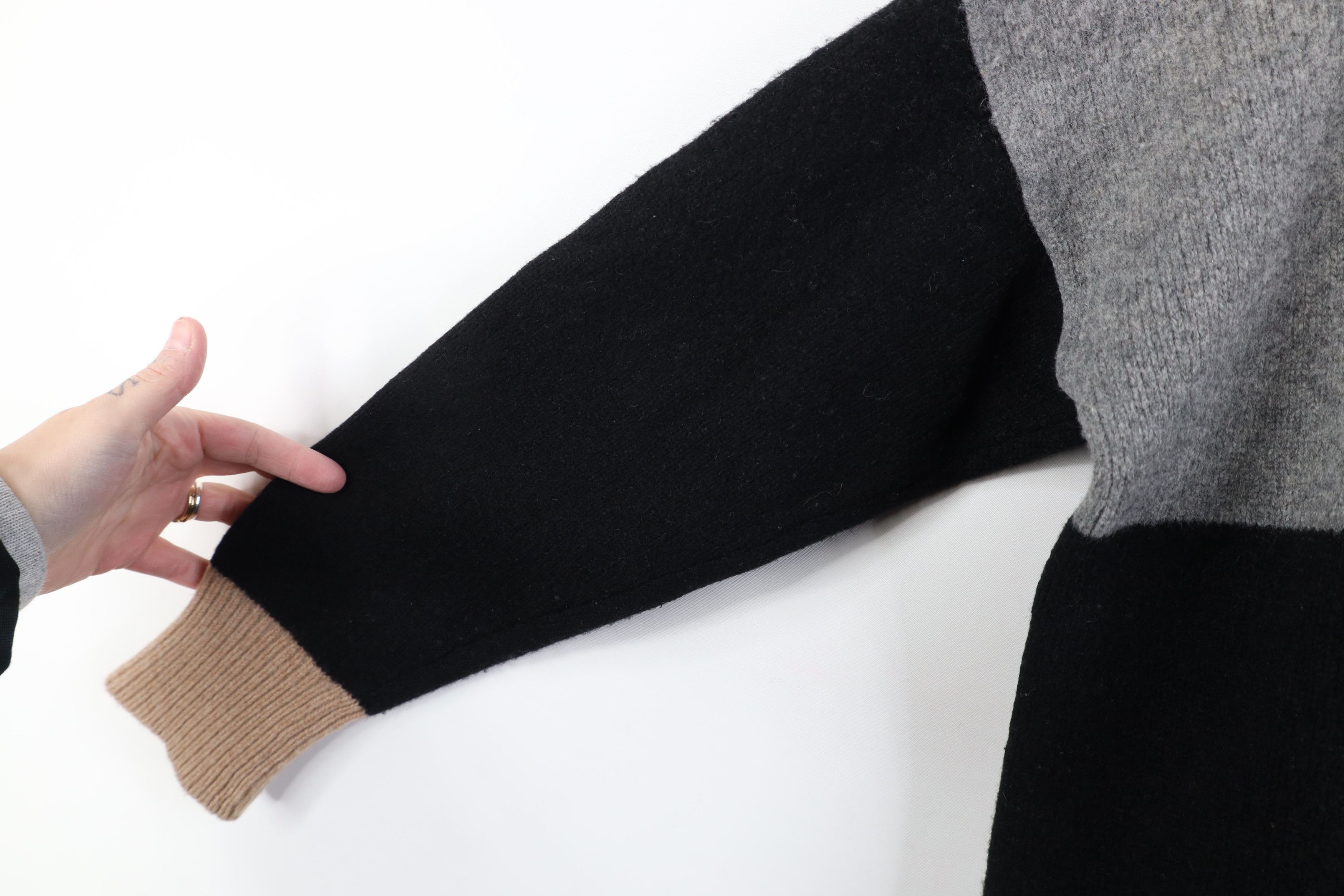 Madewell Madewell Block Wool Blend Knit Tunic Crewneck Sweater Size XL / US 12-14 / IT 48-50 - 6 Thumbnail