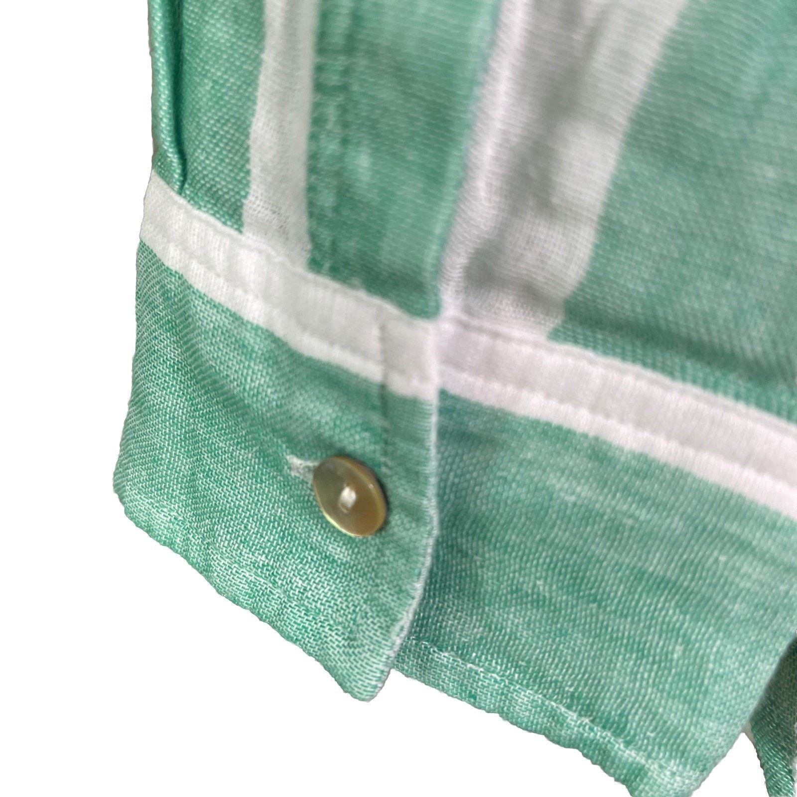 Rails Rails 100% Organic Cotton White/ Green Stripe Women’s Top Size S / US 4 / IT 40 - 5 Thumbnail