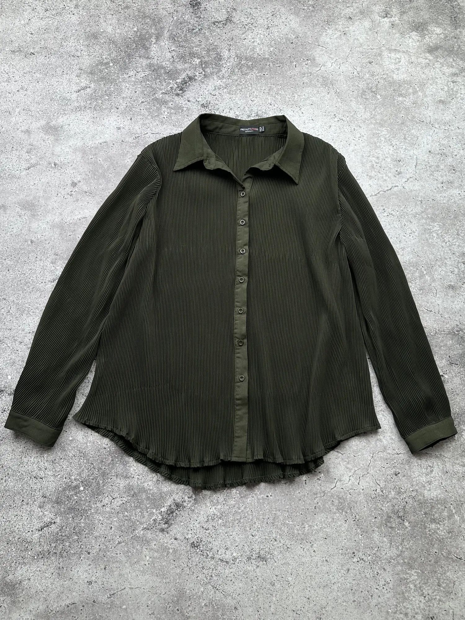 Japanese Brand Vintage Pleated Blouse C510(V239) Size M / US 6-8 / IT 42-44 - 1 Thumbnail