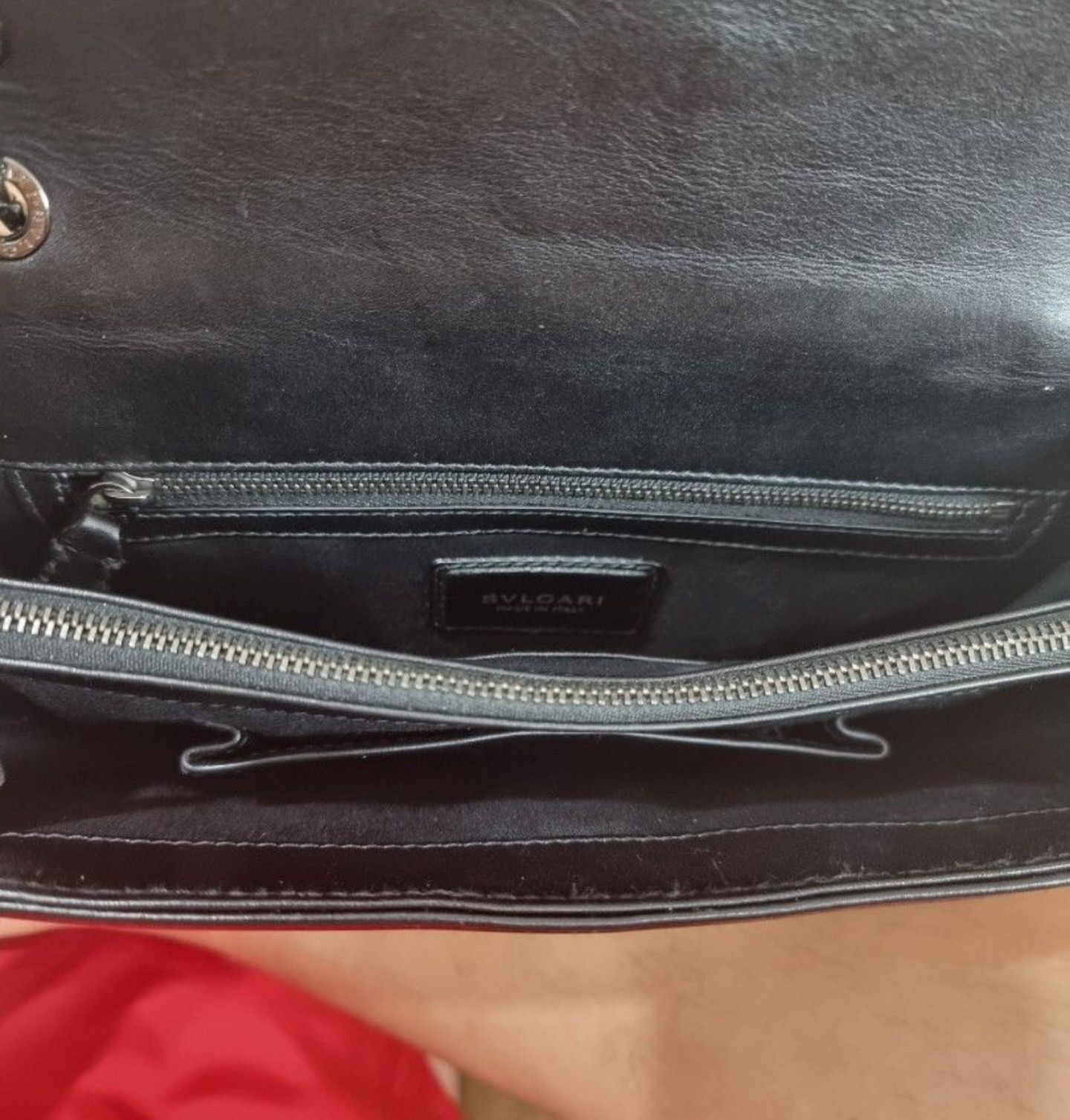 Bvlgari Blvgari Plisse Black Serpenti Leather Bag Size ONE SIZE - 7 Thumbnail
