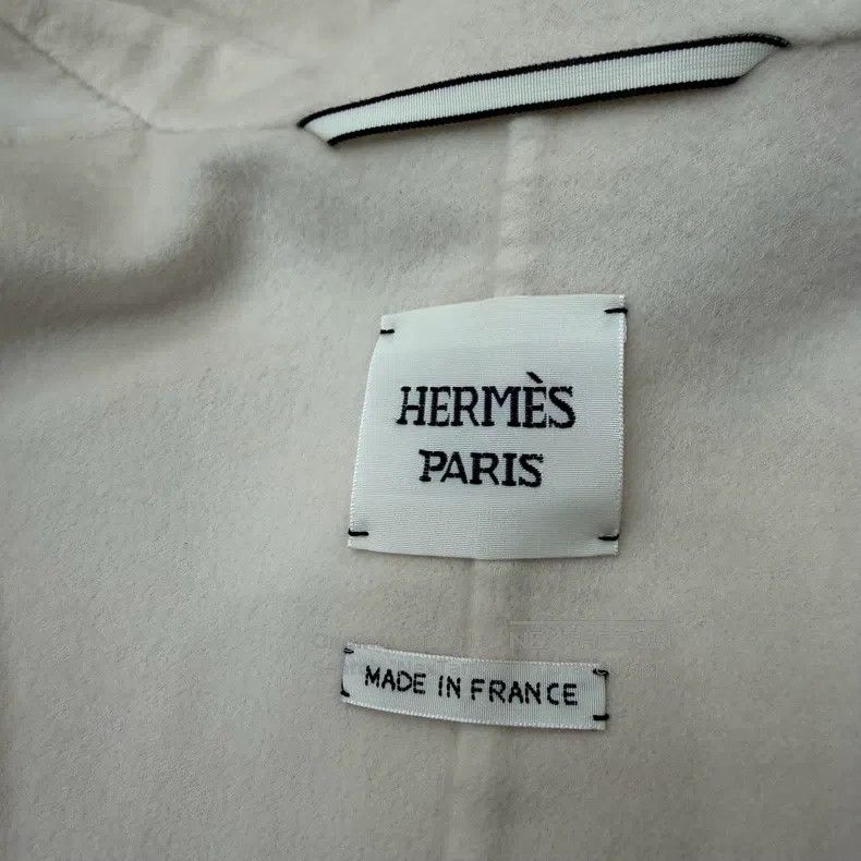 Other Hermes Mint Pink Single Breasted Cashmere Coat Size XS / US 0-2 / IT 36-38 - 4 Thumbnail