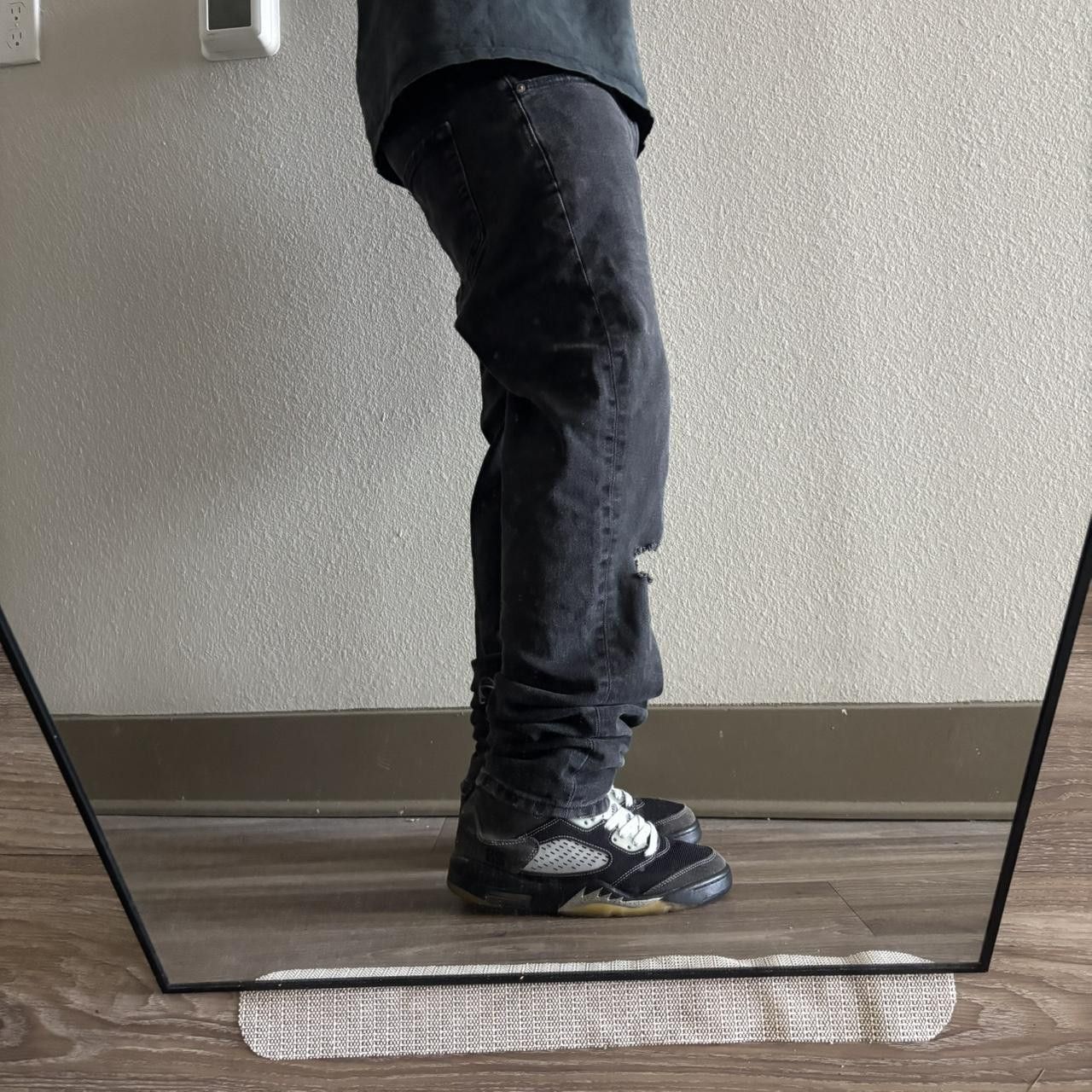 Japanese Brand Crazy Vintage Y2K/2000s Grunge Black Distressed Denim Jeans! 30x30 Size US 30 / EU 46 - 2 Thumbnail