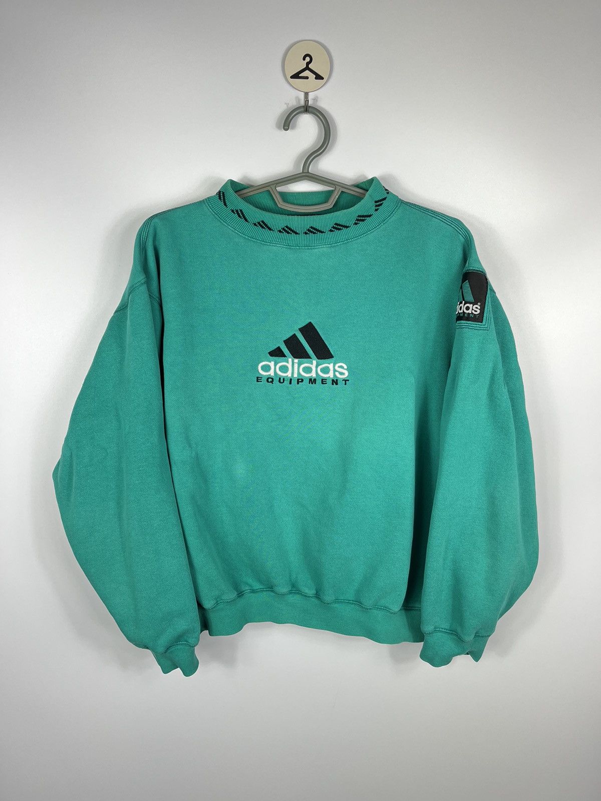 Adidas Vintage Rare Adidas Equipment Crewneck Sweatshirt Size US S / EU 44-46 / 1 - 1 Thumbnail