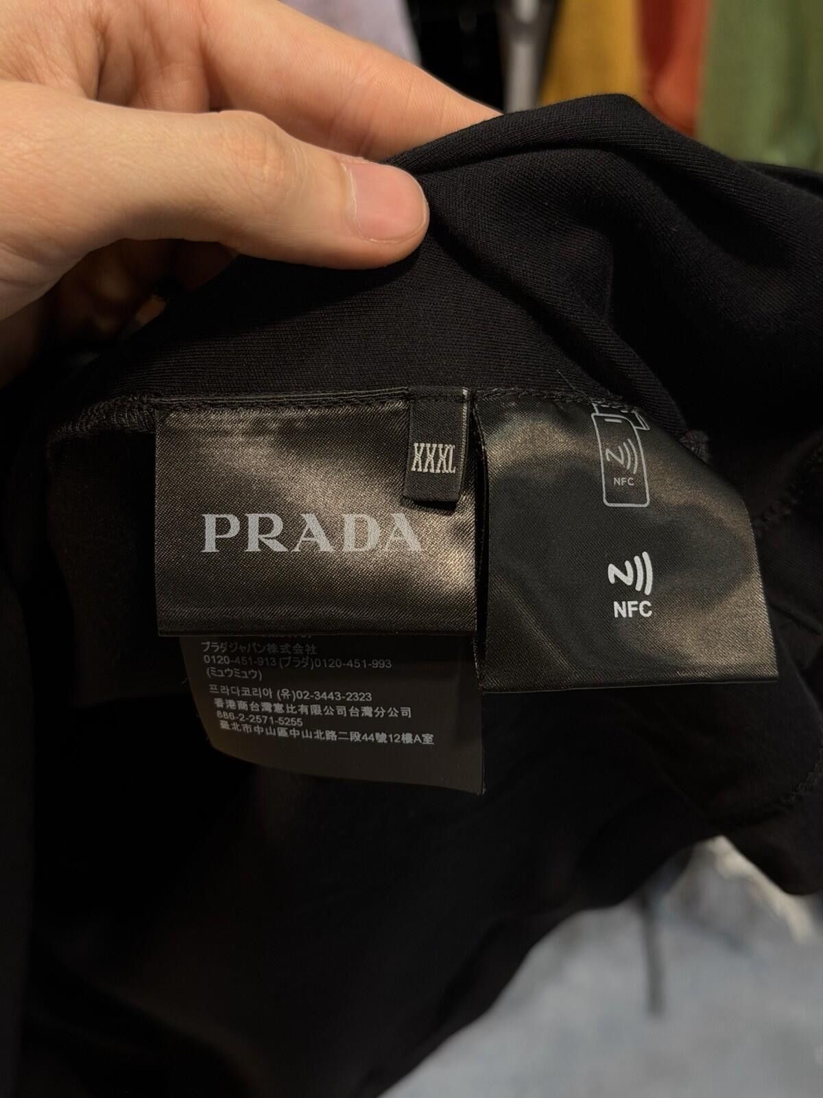 Prada Prada Men’s T-Shirt Short Sleeve Casual Tee Cotton $1200 3XL Size US XXL / EU 58 / 5 - 9 Thumbnail