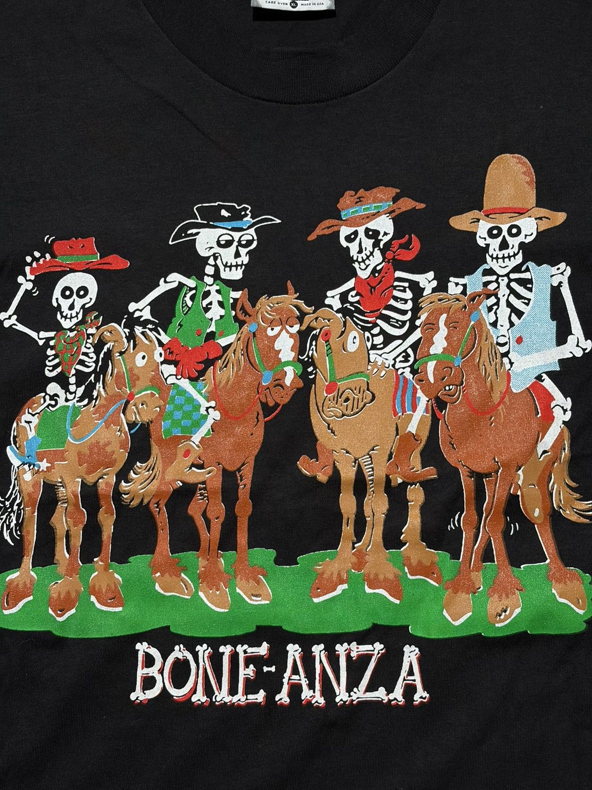 Lee Vintage Lee Bone-Anza Shirt Skeleton Cowboy Western 90s Size US XL / EU 56 / 4 - 2 Thumbnail