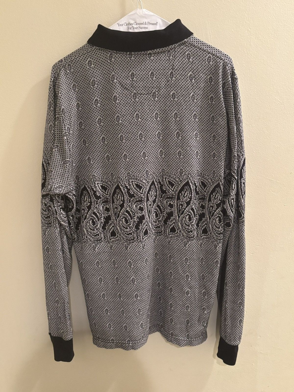 Supreme Supreme Purple Paisley Long sleeve Polo Size US M / EU 48-50 / 2 - 4 Thumbnail