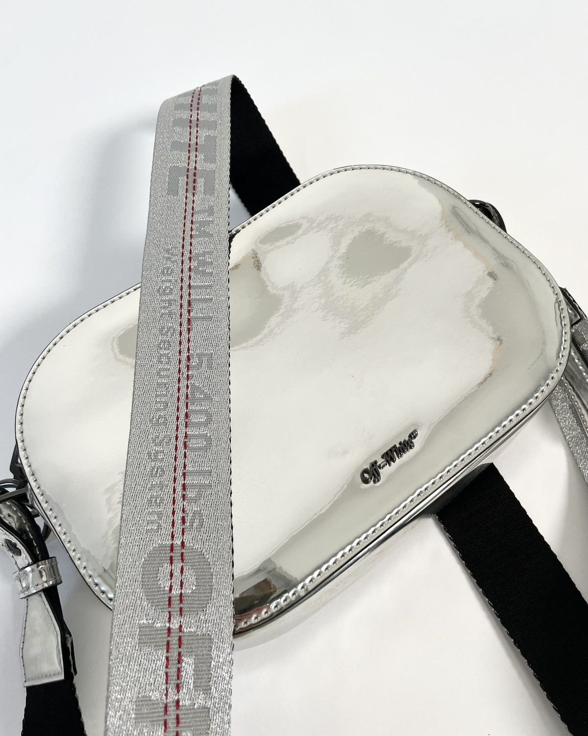 Off-White OFF-WHITE FW 18 Silver Mirror Camera Bag Size ONE SIZE - 3 Thumbnail