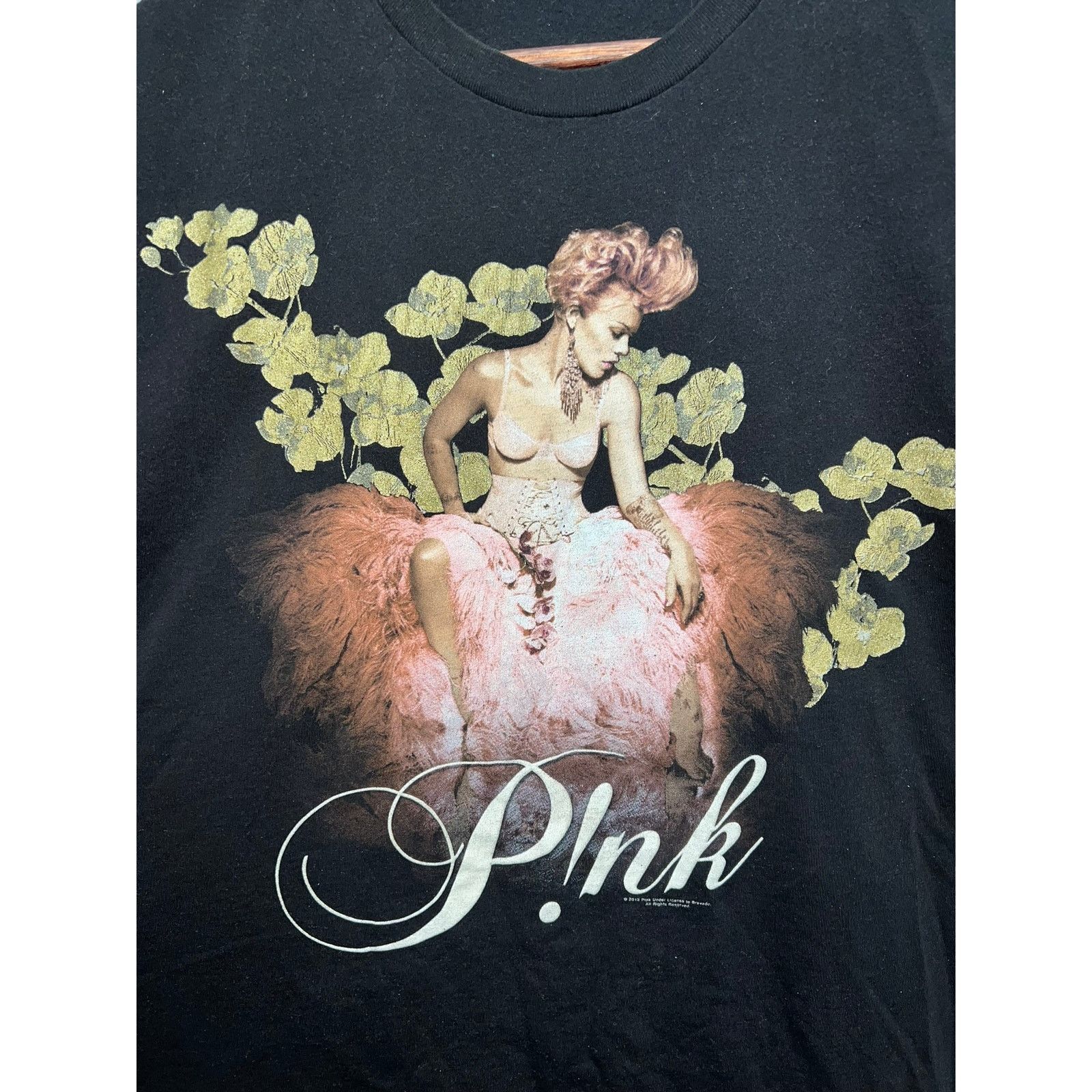 Pink Pink The Truth About Love Tour Shirt Black Tee 2013 Large Size US L / EU 52-54 / 3 - 2 Thumbnail