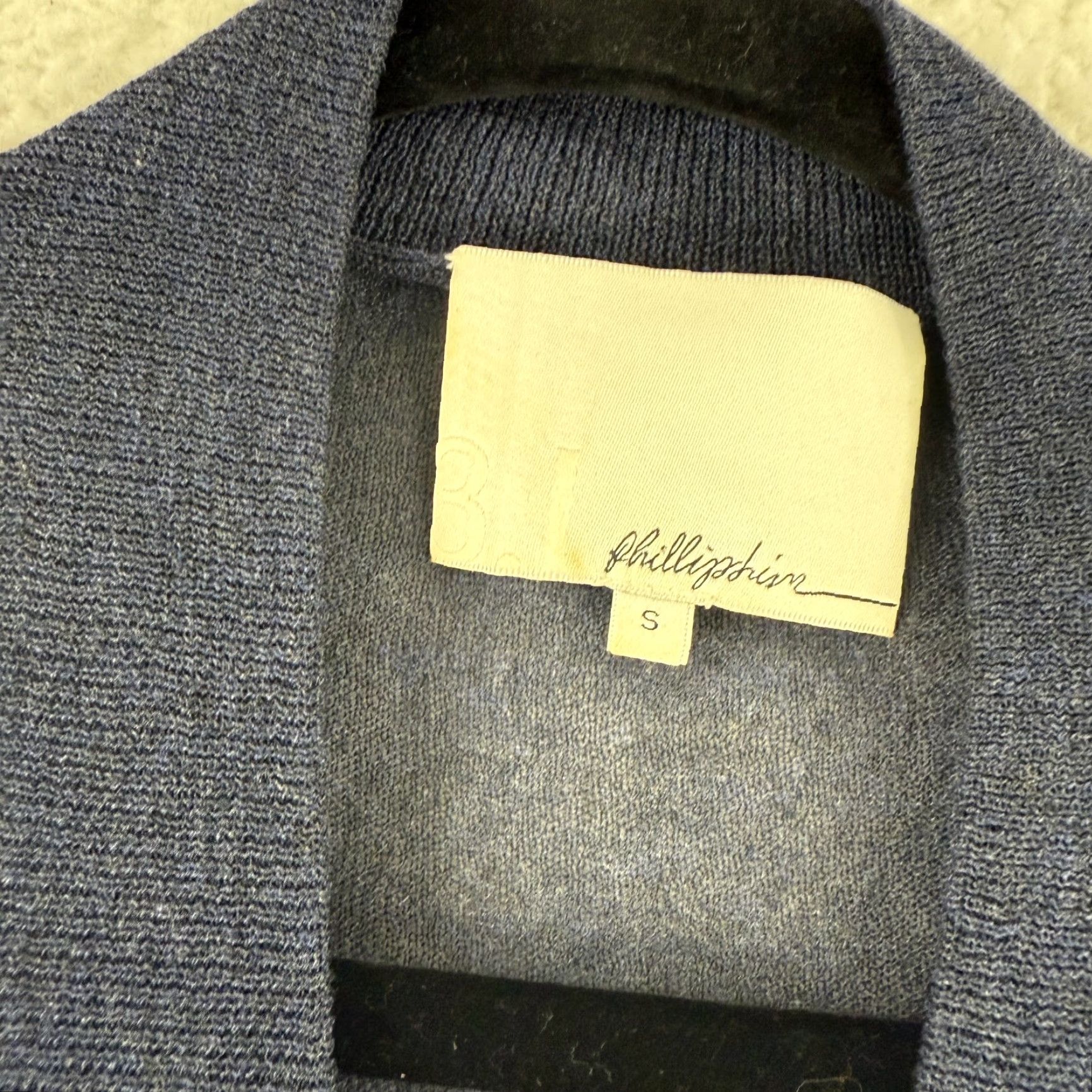 3.1 Phillip Lim **Phillip Lim Blue Belted Cardigan Sweater Womens Small Long Sleeve** User: Phillip Lim Blue Belted Cardigan Sweater Womens Small Long Sleeve Size S / US 4 / IT 40 - 5 Thumbnail