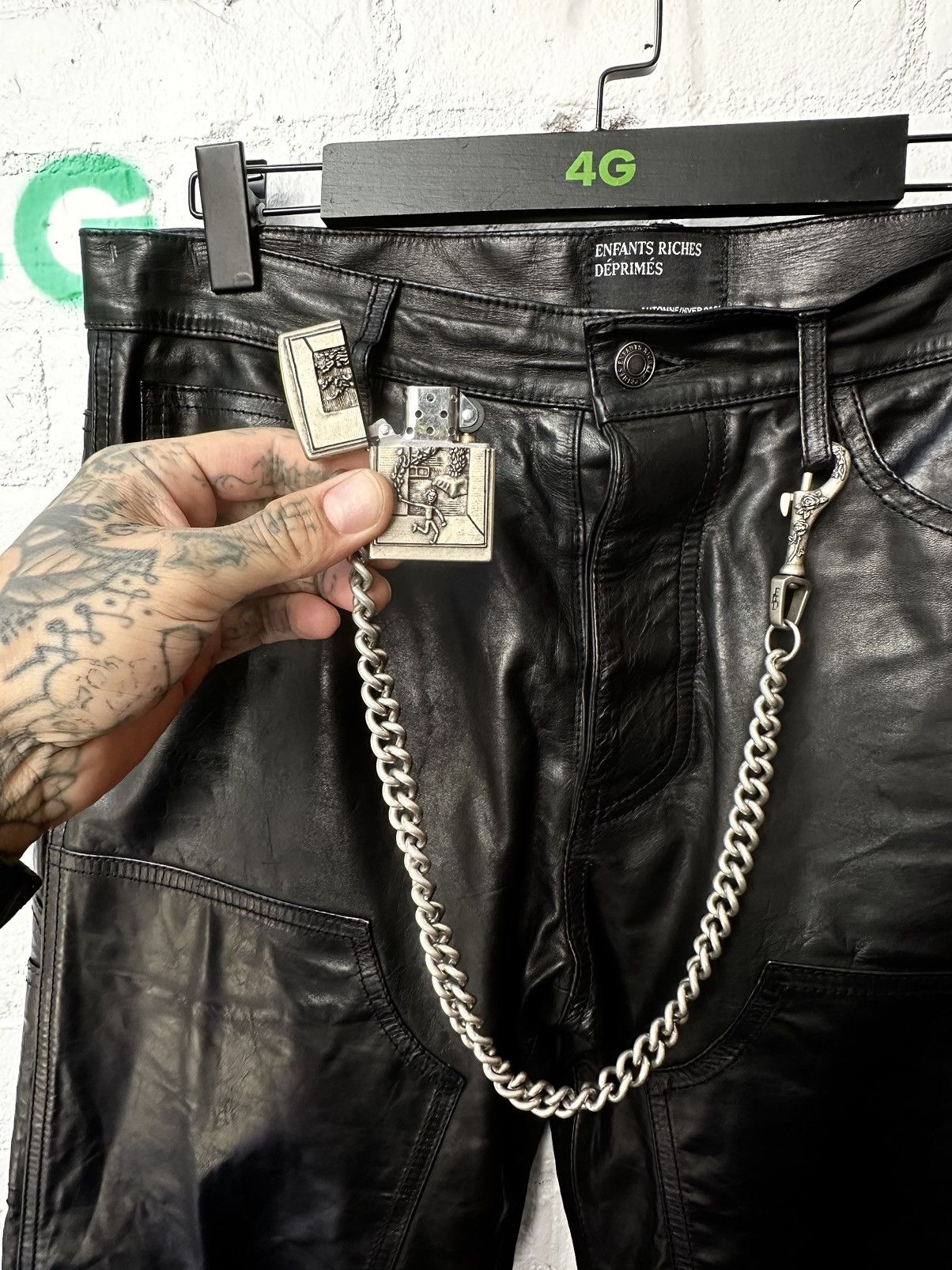 Enfants Riches Deprimes ERD XXL ‘ BURNING BEDROOM ‘ SILVER LIGHTER WALLET CHAIN Size ONE SIZE - 2 Thumbnail