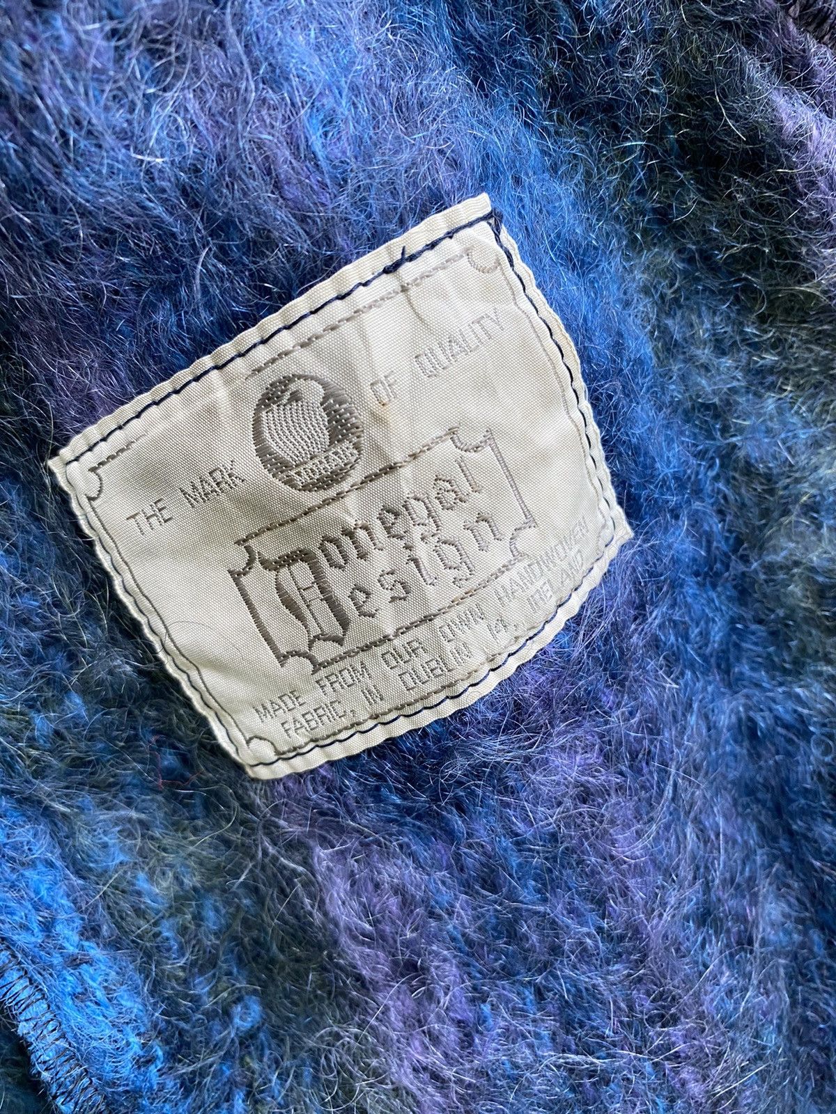 Donegal Tweed Donegal Design Handwoven Mohair Shawl Strap Poncho Size US L / EU 52-54 / 3 - 12 Thumbnail