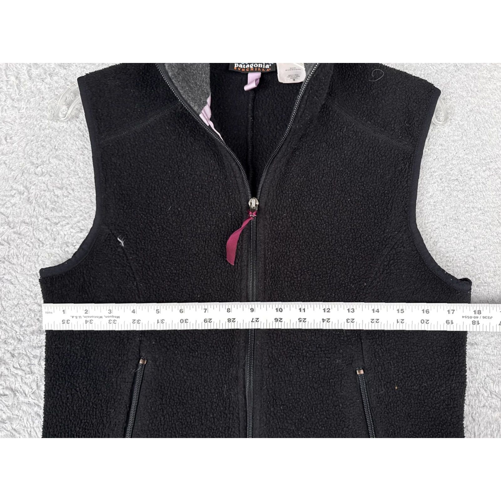 Patagonia Patagonia Synchilla Vest Womens M Black Full Zip Pockets Outdoor Size M / US 6-8 / IT 42-44 - 7 Thumbnail