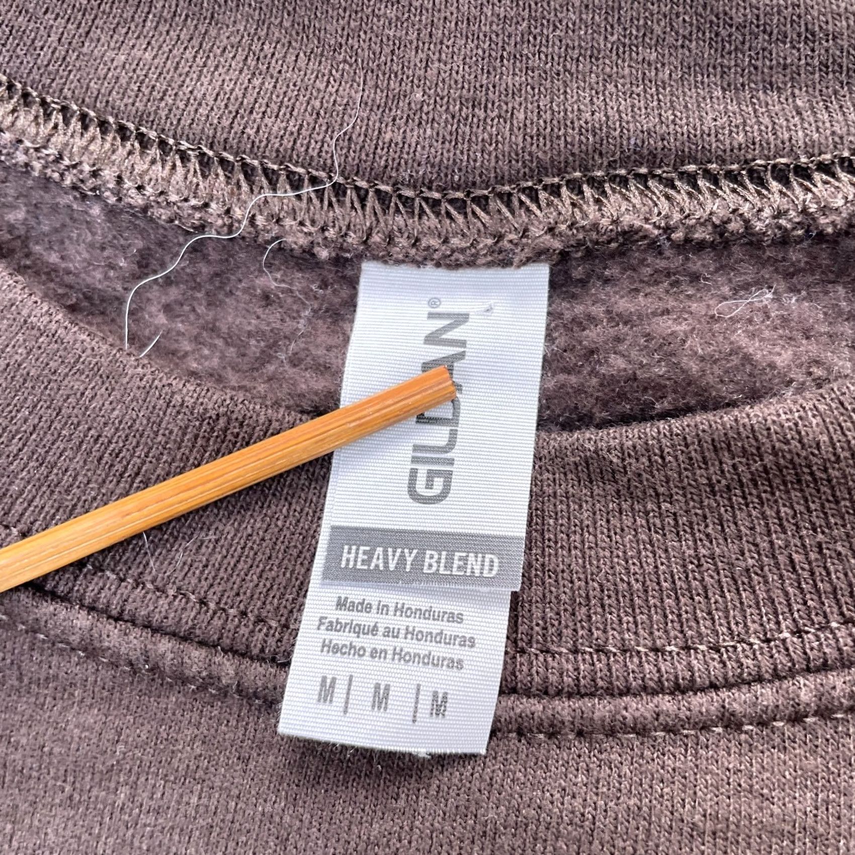 Gildan Gildan Sweatshirt Mens M Brown Graphic Print Logo City Park City Logo Crew Neck Cotton Polyester Fleece Lined Fall Winter Hiking Size US M / EU 48-50 / 2 - 4 Thumbnail