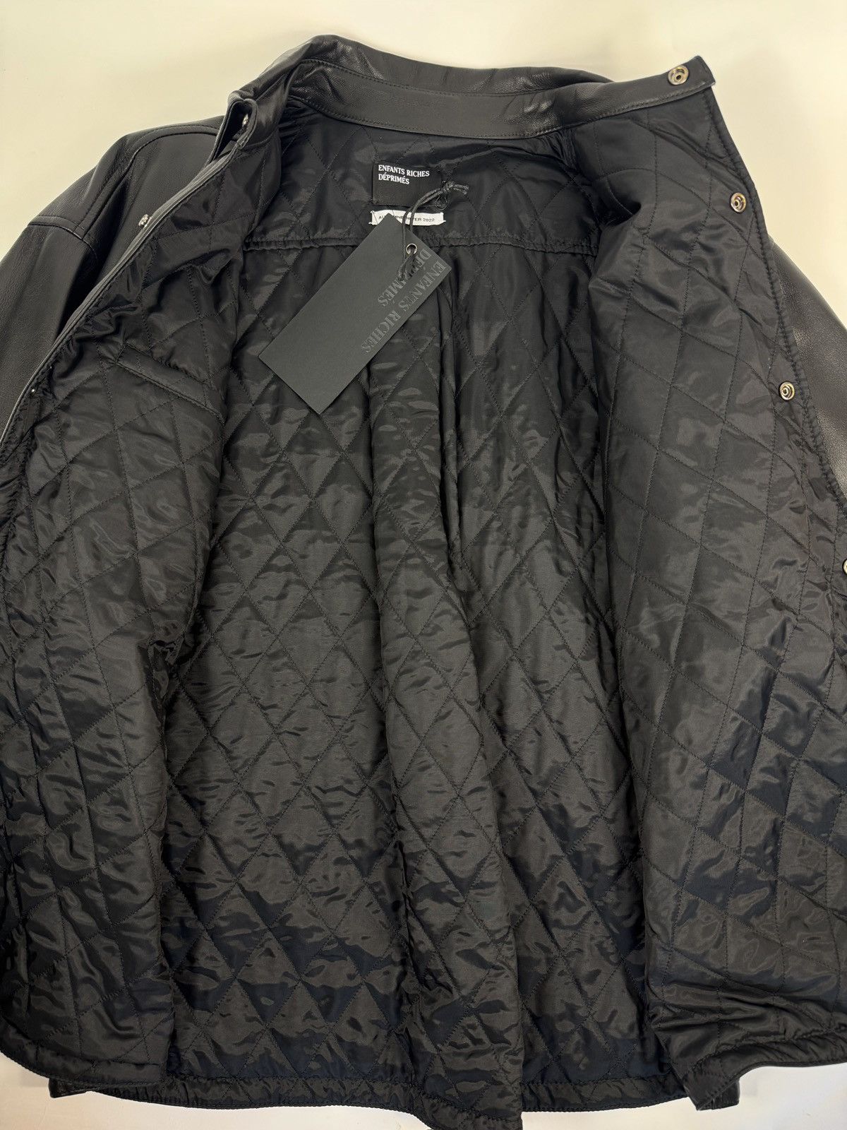 Enfants Riches Deprimes Soft Leather Oversized Padded Over-shirt Size US L / EU 52-54 / 3 - 3 Thumbnail