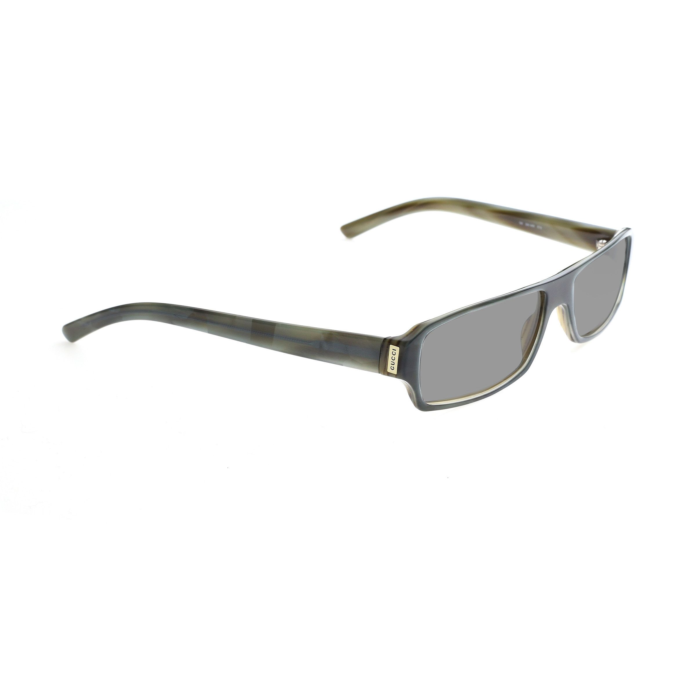 Gucci Gucci '00s Green Rectangular Frame Sunglasses Size ONE SIZE - 2 Thumbnail
