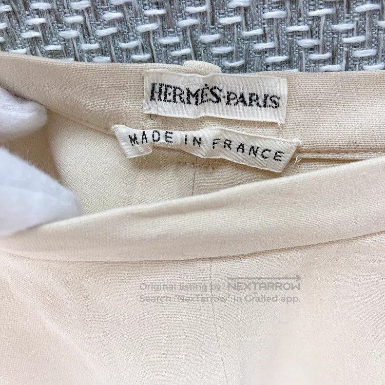 Hermes Hermes 100% Silk Casual Pants Size 25" / US 0 / IT 36 - 6 Thumbnail