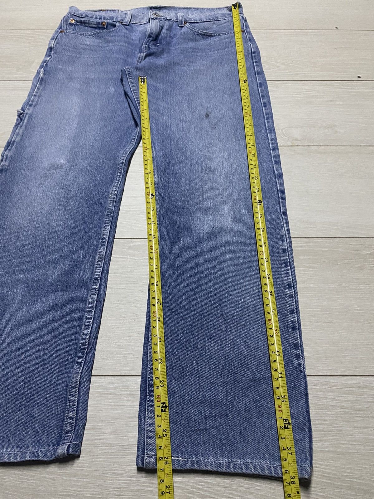 Levi's Vintage Levis 502 Y2K Carpenter Faded Wash Taperred Leg Jean Size US 32 / EU 48 - 14 Thumbnail