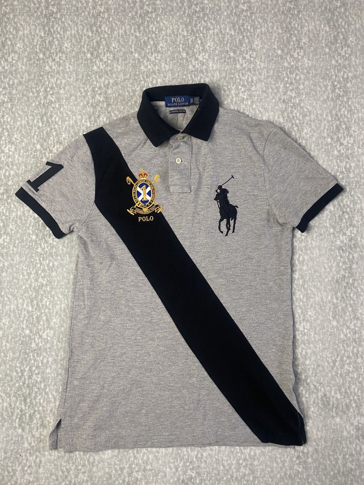 Polo Ralph Lauren Polo Ralph Lauren Big Pony Polo Shirt with Sash & Crest Size US XS / EU 42 / 0 - 1 Thumbnail