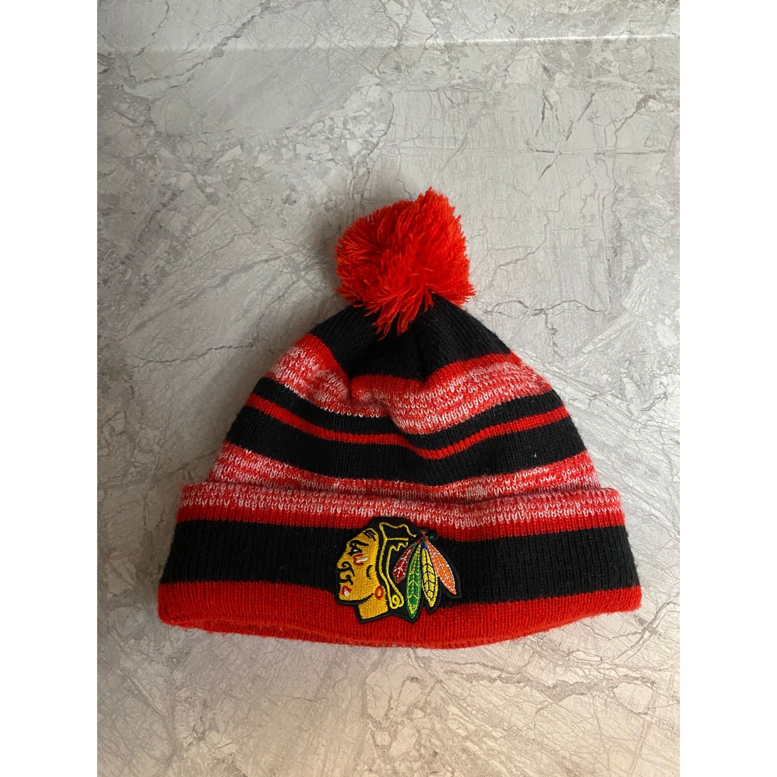 NHL Chicago Blackhawks NHL Hockey Winter Beanie Hat Size ONE SIZE - 1 Thumbnail